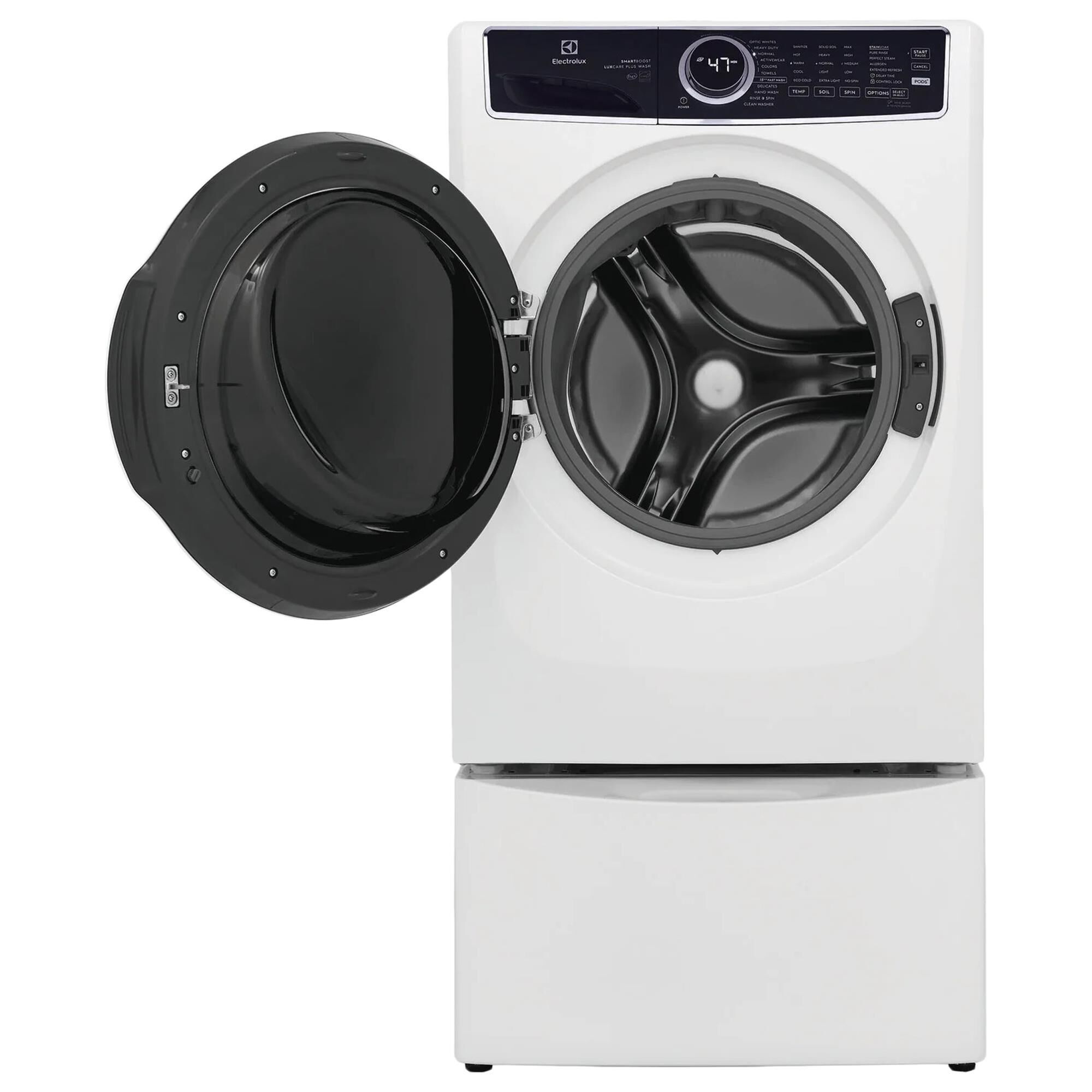Electrolux 4.5 Cu. Ft. Front Load Washer and 8.0 Cu. Ft. Gas Dryer Laundry Pair in White, , large
