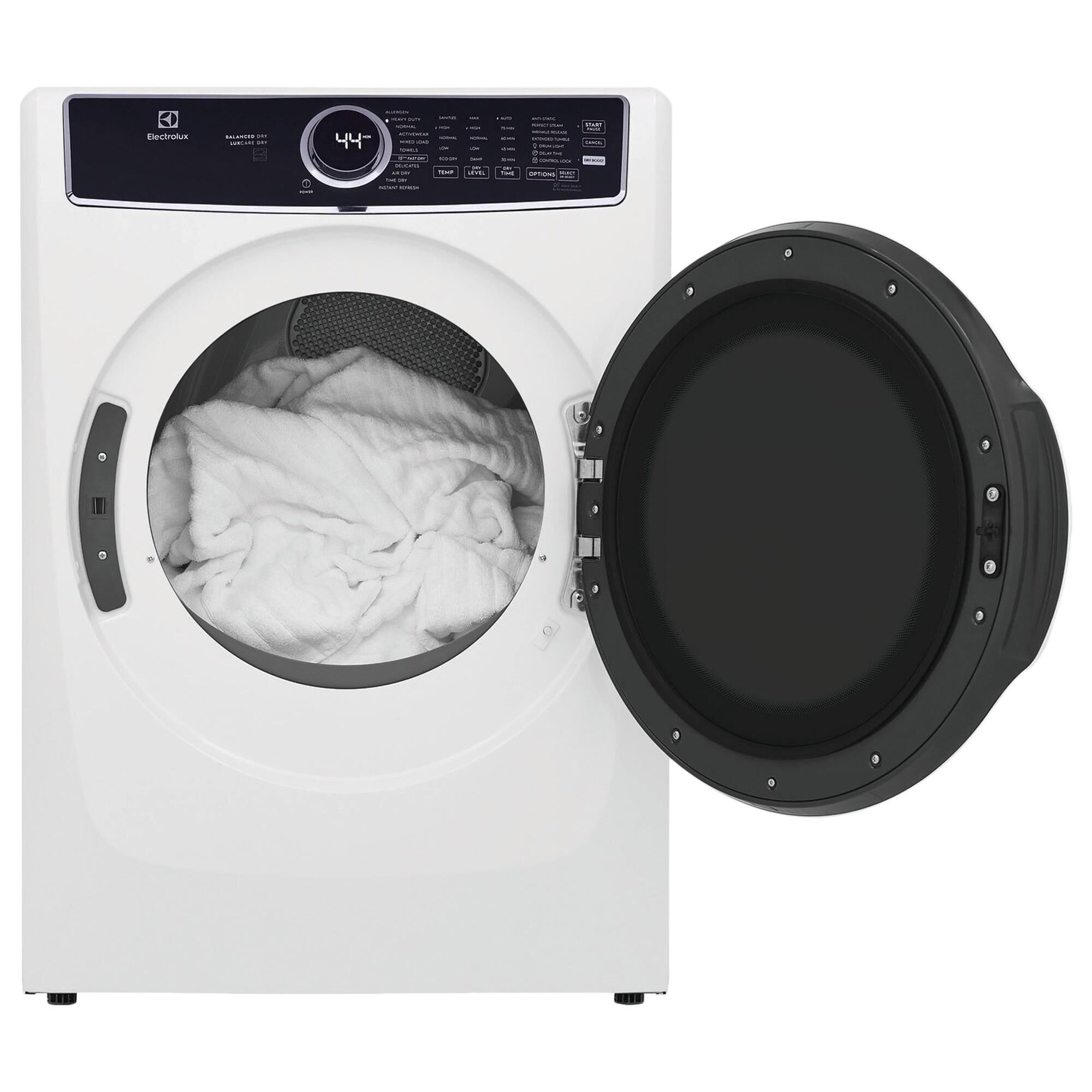 Electrolux 4.5 Cu. Ft. Front Load Washer and 8.0 Cu. Ft. Gas Dryer Laundry Pair in White, , large