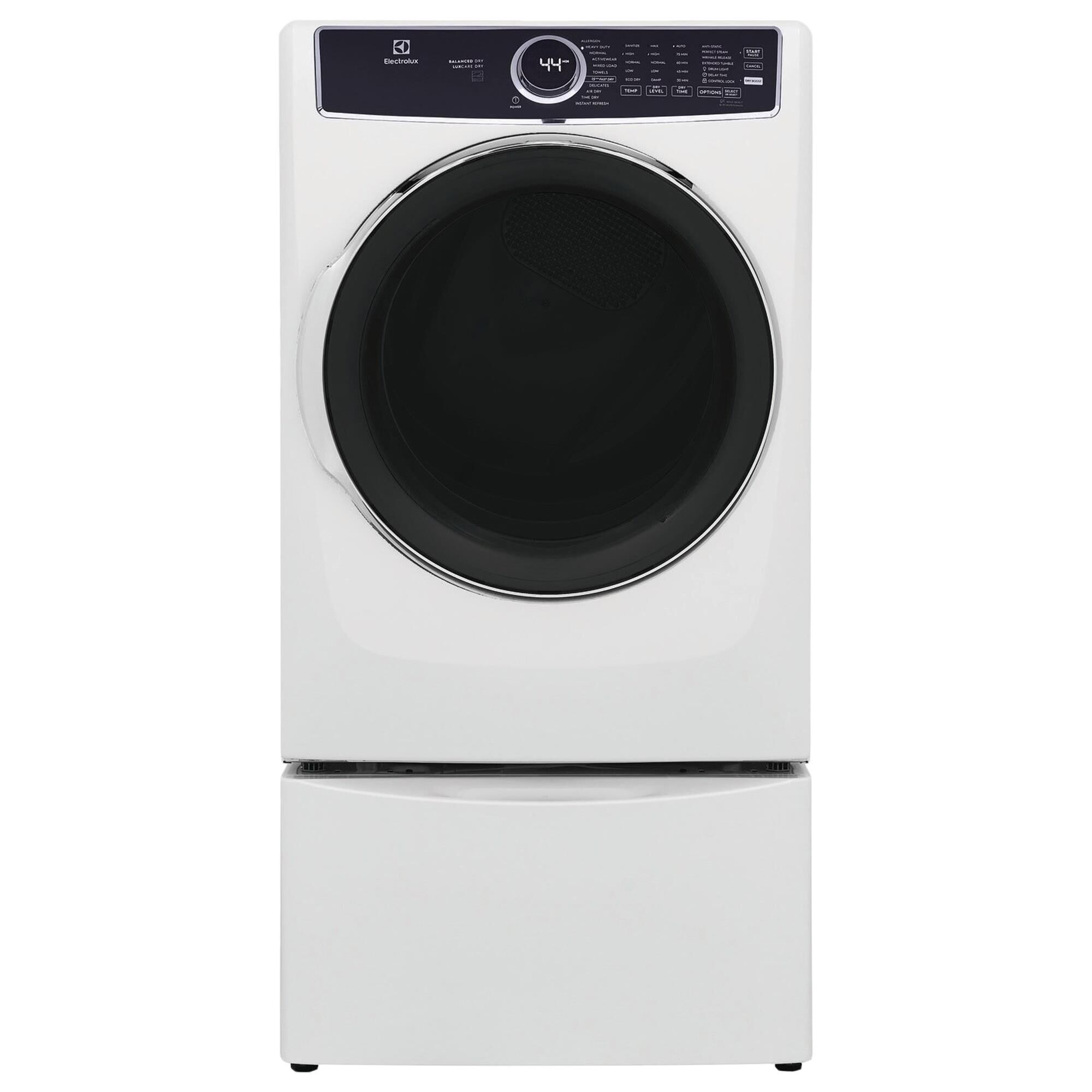 Electrolux 4.5 Cu. Ft. Front Load Washer and 8.0 Cu. Ft. Gas Dryer Laundry Pair in White, , large