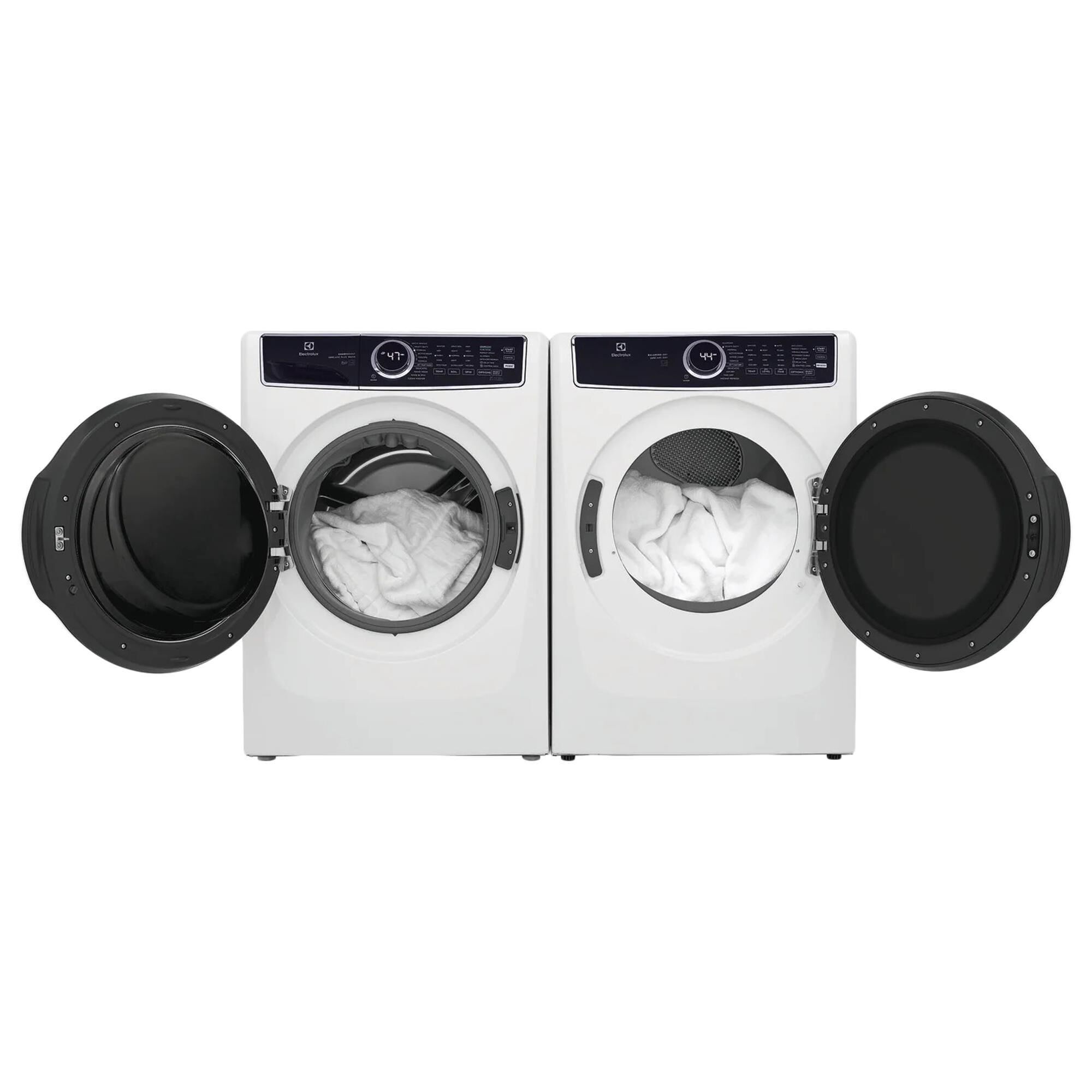 Electrolux 4.5 Cu. Ft. Front Load Washer and 8.0 Cu. Ft. Gas Dryer Laundry Pair in White, , large