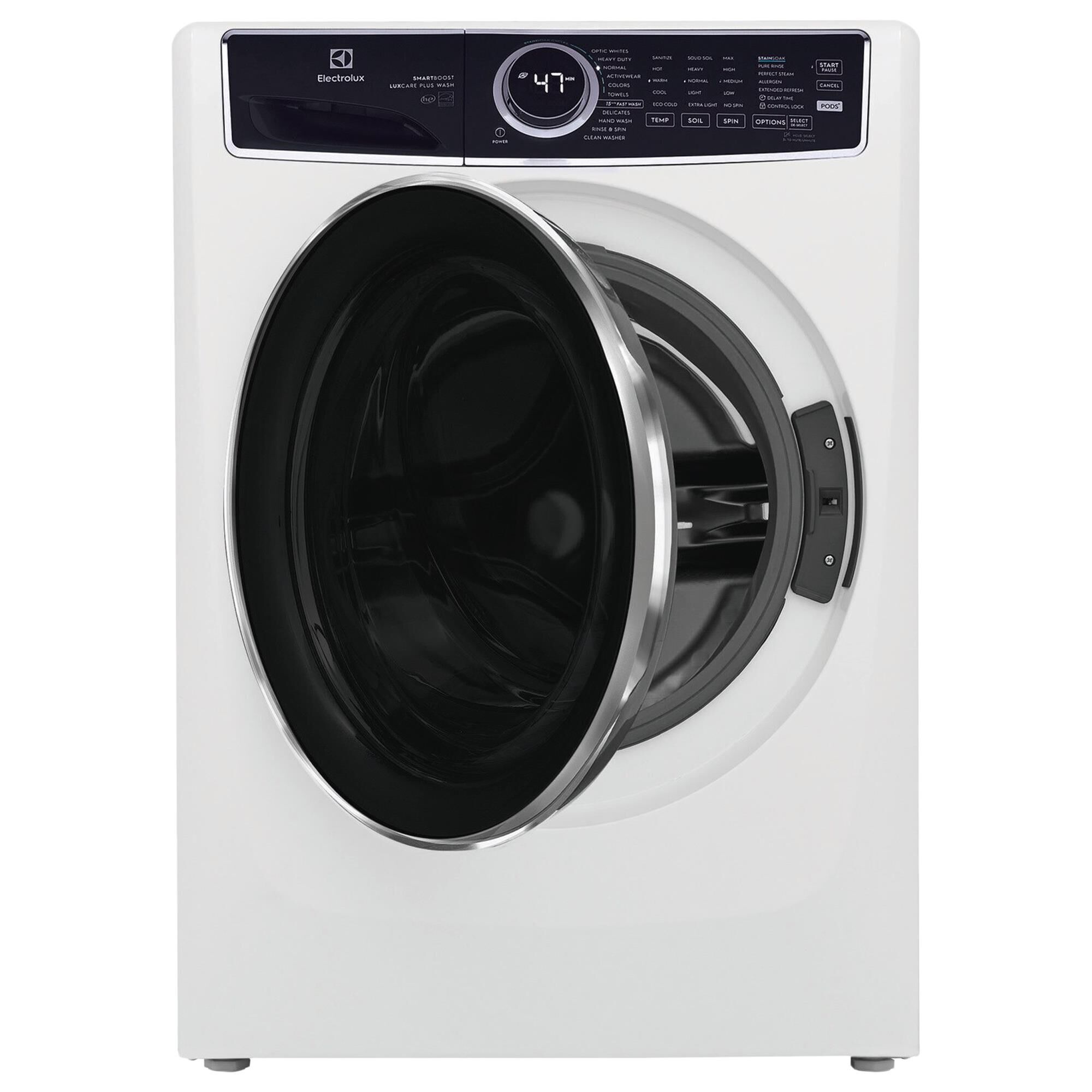 Electrolux 4.5 Cu. Ft. Front Load Washer and 8.0 Cu. Ft. Gas Dryer Laundry Pair in White, , large