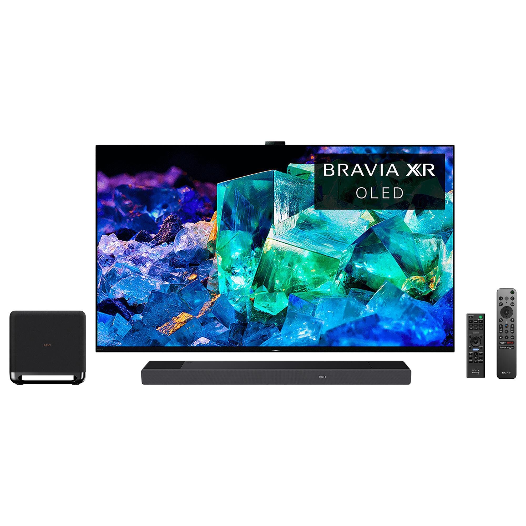 Sony 55" Class A95K 4K OLED HDR - Smart TV with Soundbar and 300W Subwoofer, , large