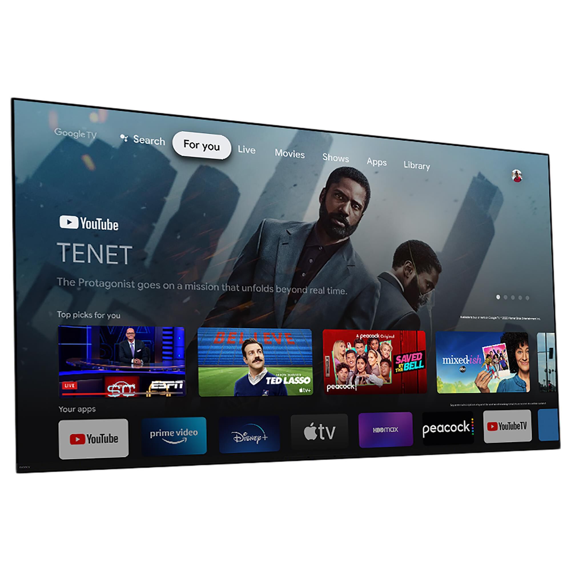 Sony 55" Class A95K 4K OLED HDR - Smart TV with Home Theater System and 300W Subwoofer, , large