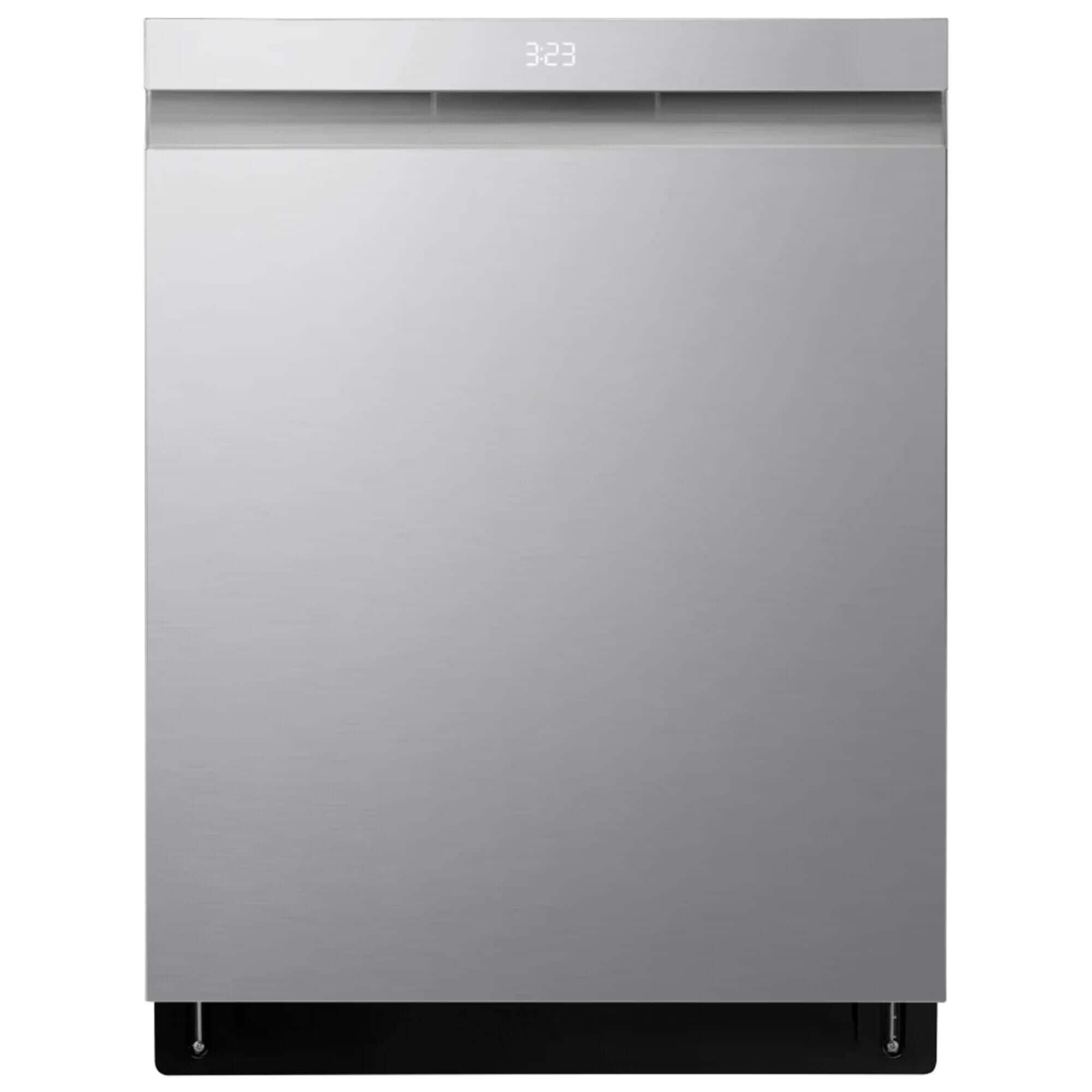 LG Top Control Smart Dishwasher with TrueSteam and Dynamic Heat Dry in Stainless Steel, , large