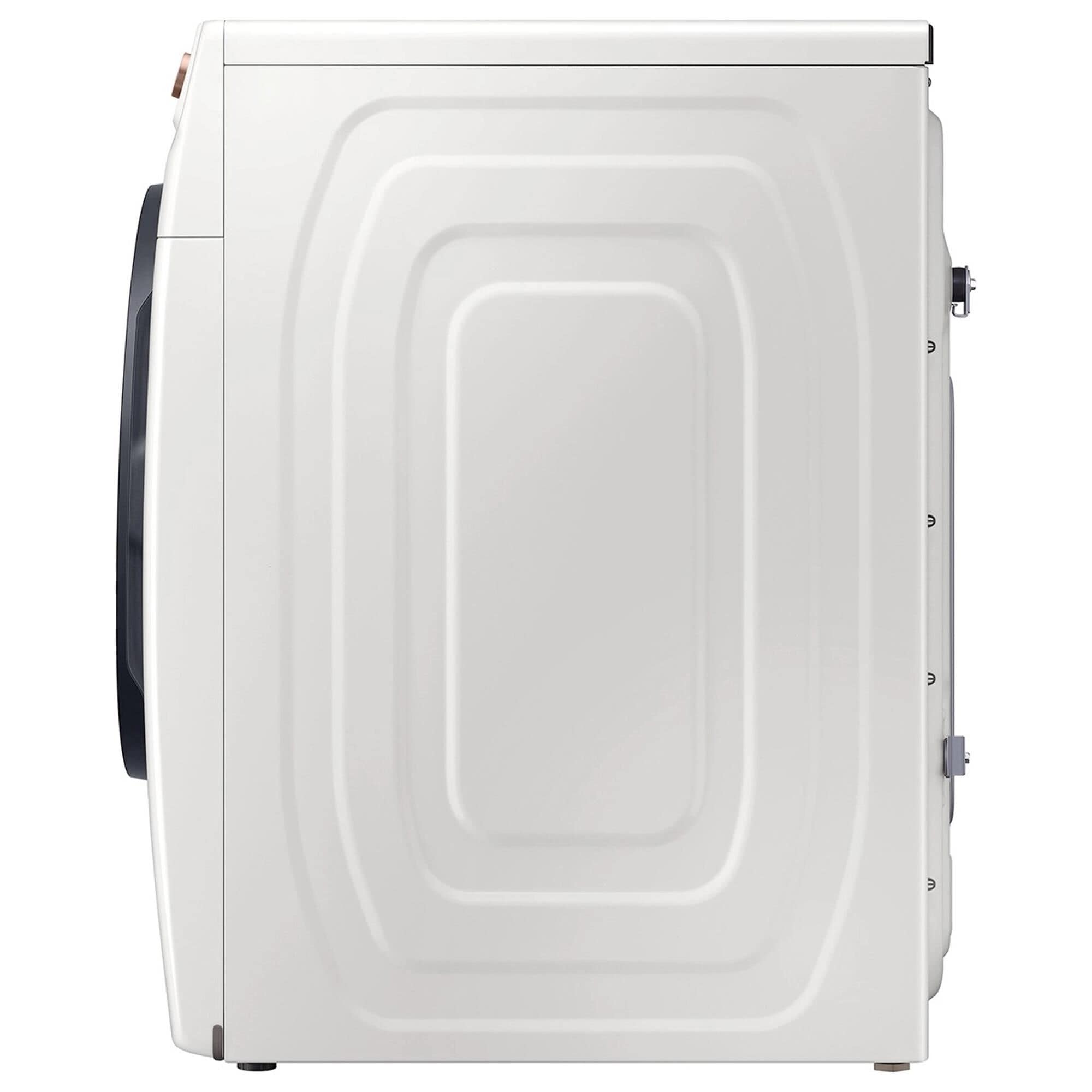 Samsung 5.0 cu. ft. Extra Large Capacity Smart Front Load Washer with Super Speed Wash and Steam in Ivory