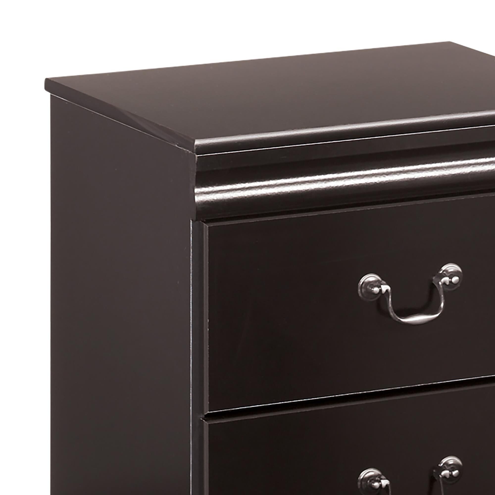 Signature Design by Ashley Huey Vineyard 5-Piece Queen Bedroom Set in Black, , large