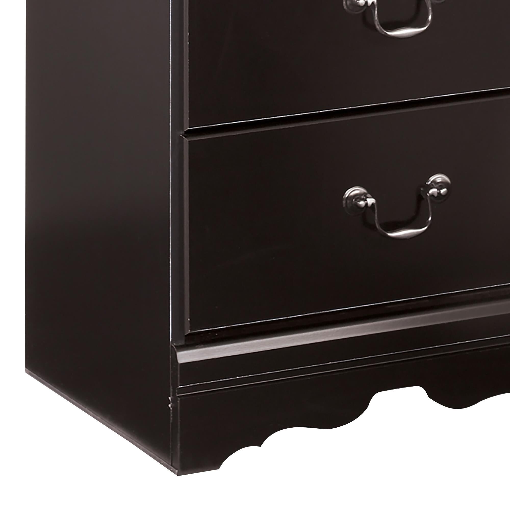 Signature Design by Ashley Huey Vineyard 5-Piece Queen Bedroom Set in Black, , large
