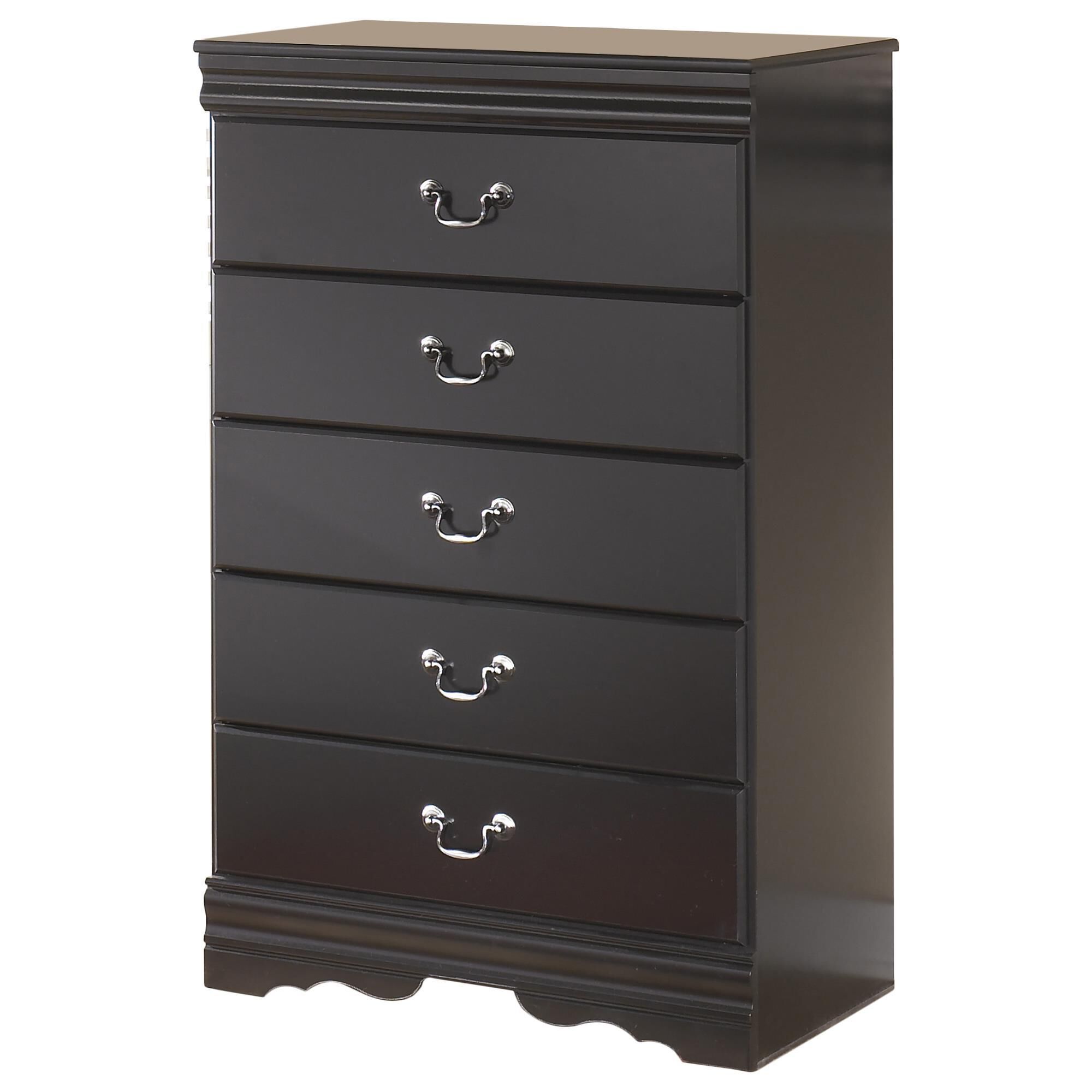 Signature Design by Ashley Huey Vineyard 5-Piece Queen Bedroom Set in Black, , large