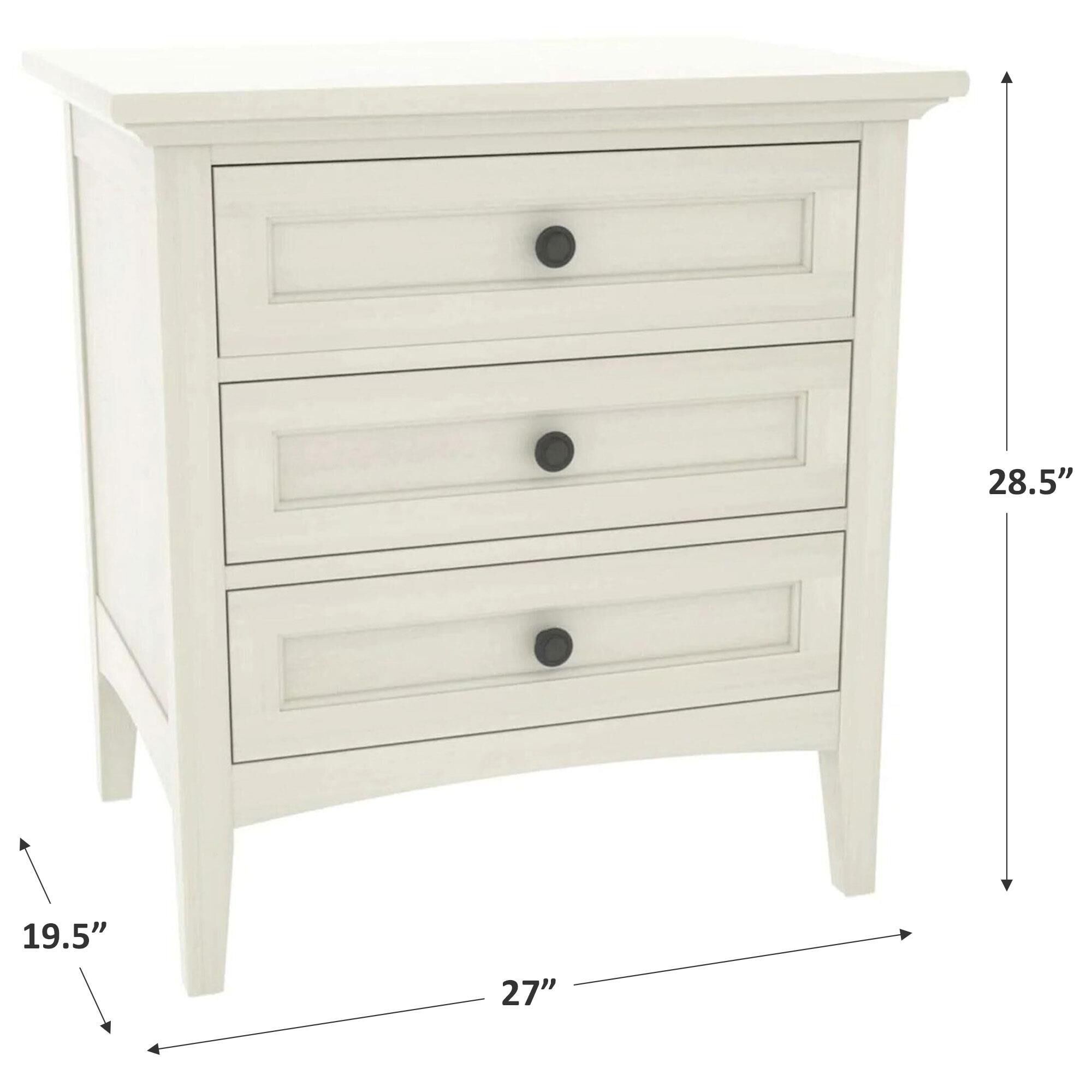 Stickley Furniture Revere 3-Drawer Nightstand in Ember, , large