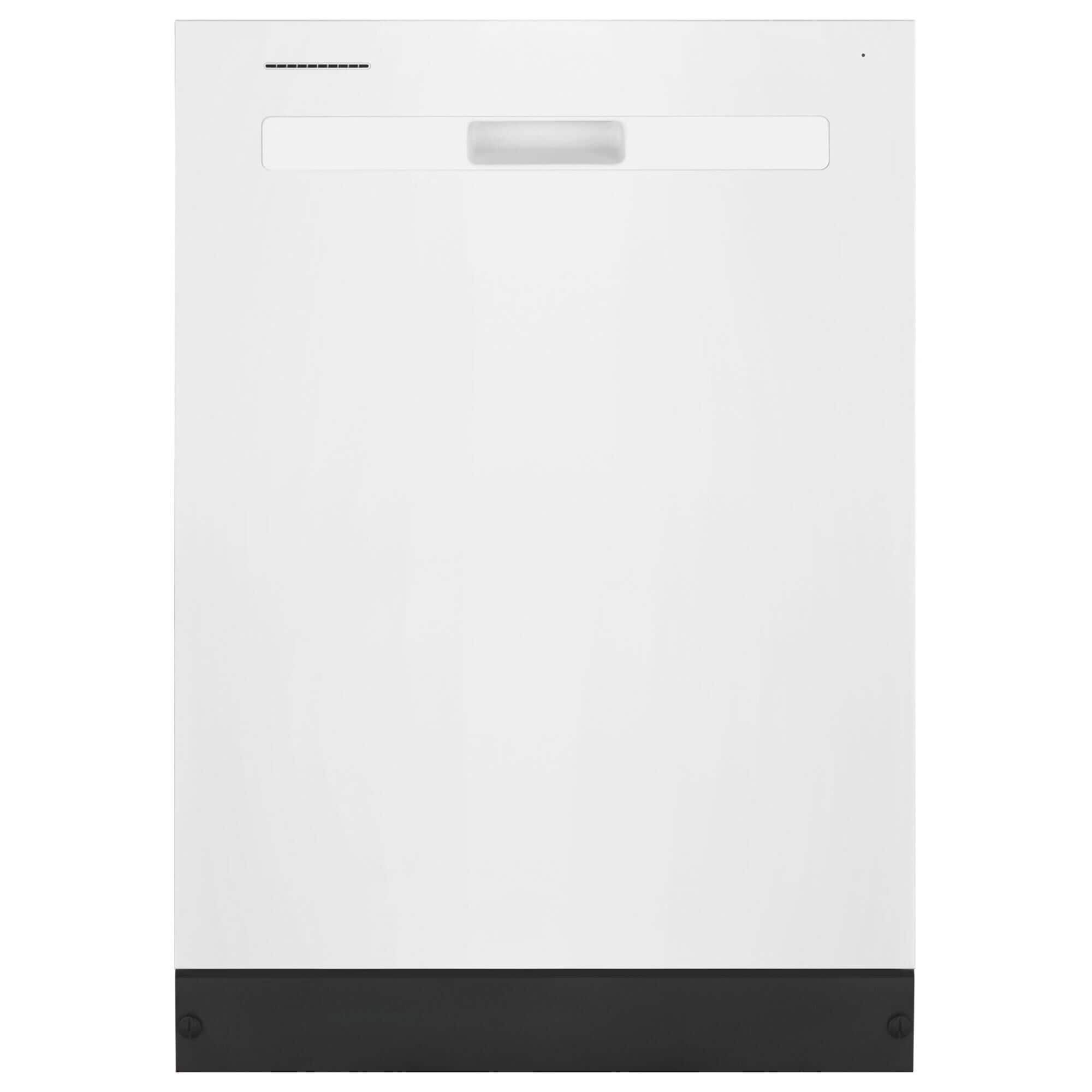 Whirlpool 24" Pocket Handle Dishwasher in White