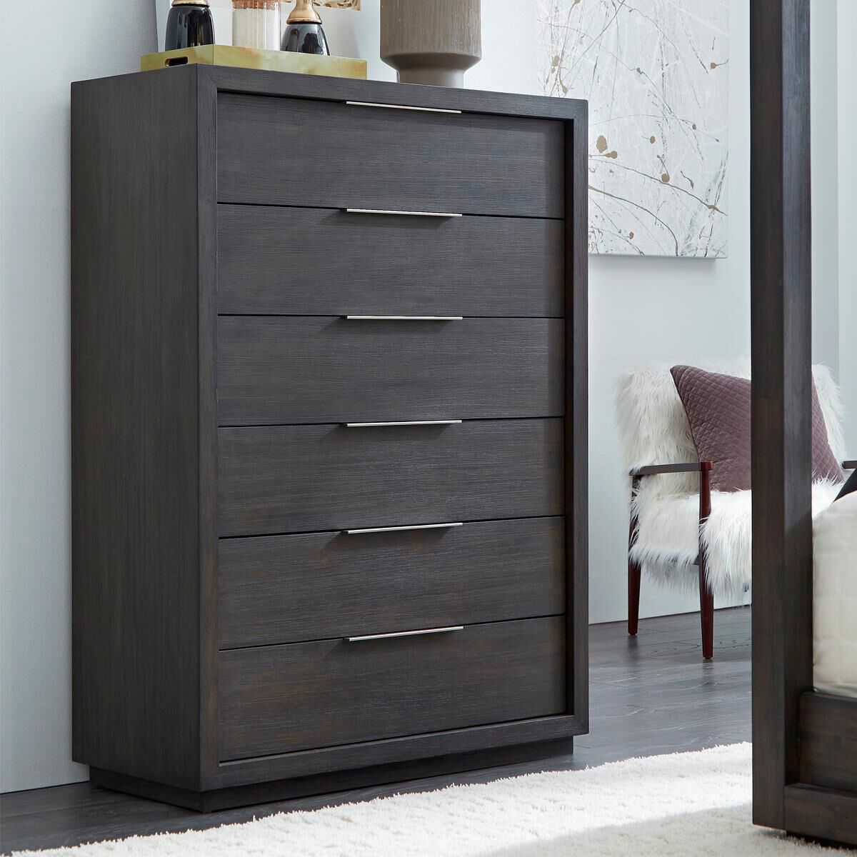 Urban Home Oxford 5-Piece King Bedroom Set in Basalt Grey, , large