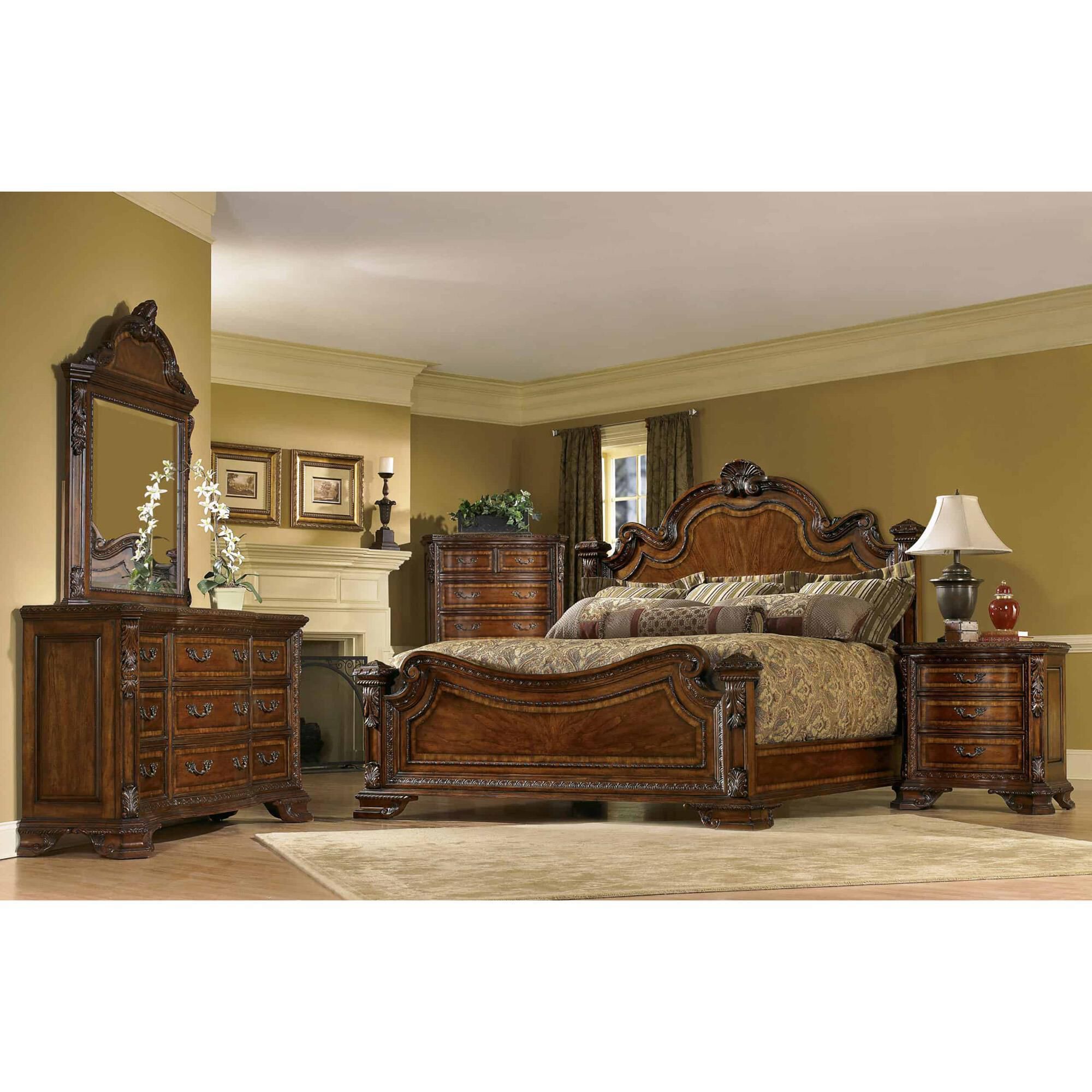 Vantage Old World 6-Drawer Chest in Medium Cherry, , large