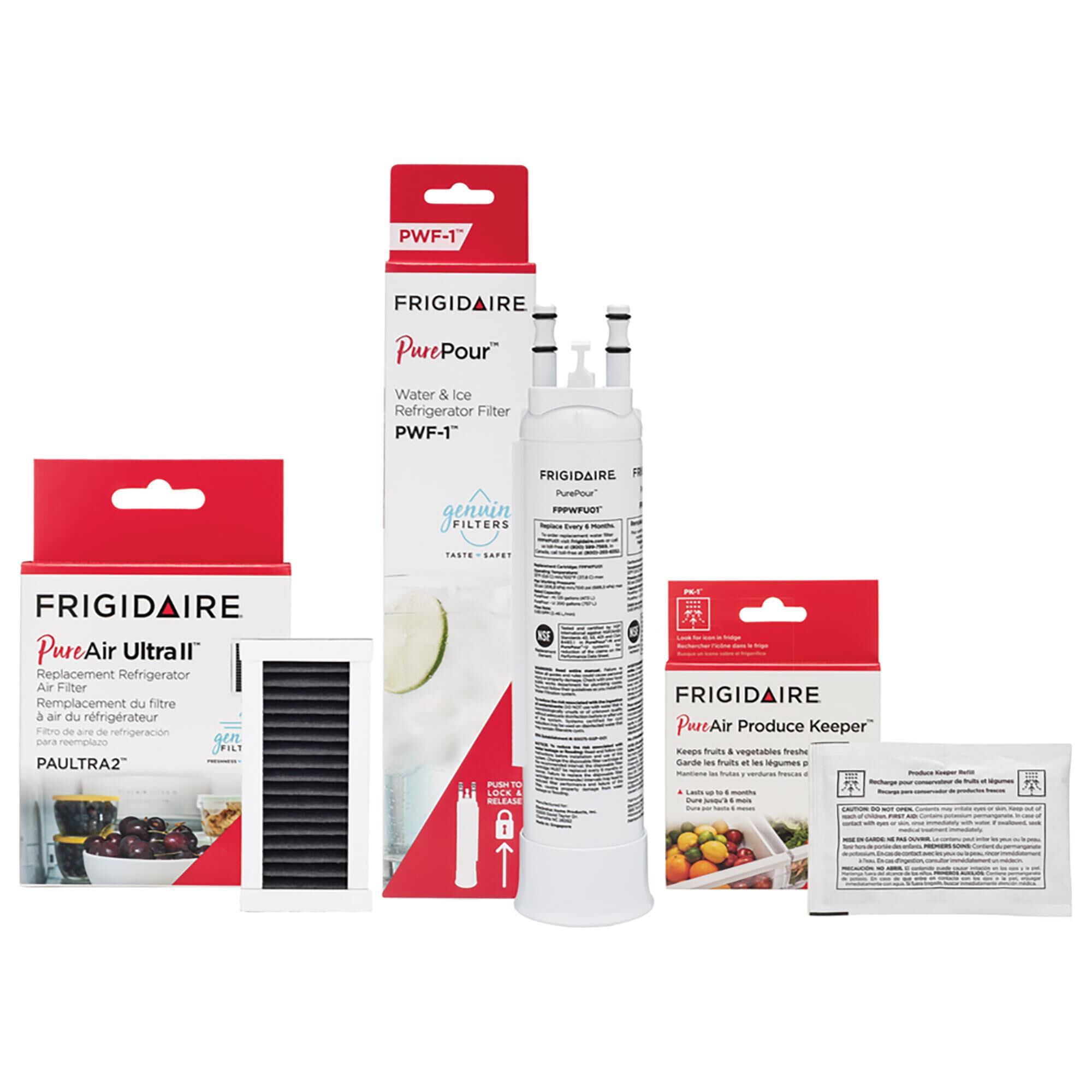 Frigidaire Water and Air Filter Combo Kit with Produce Keeper in White, , large