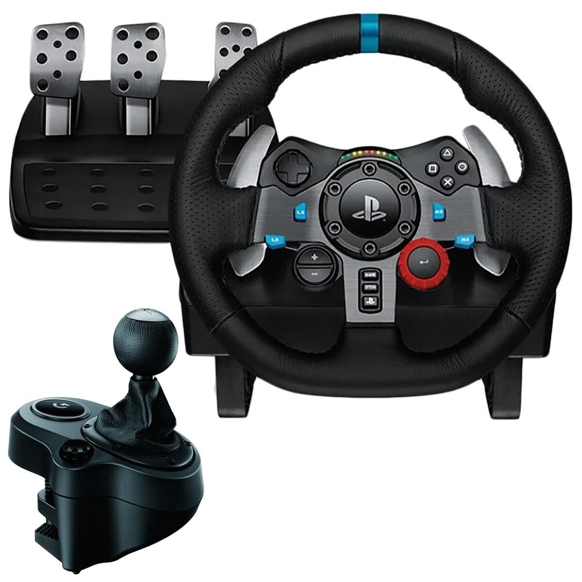 Logitech G29 Racing Wheel and Pedals + Driving Force Shifter for PlayStation 5, 4 & 3