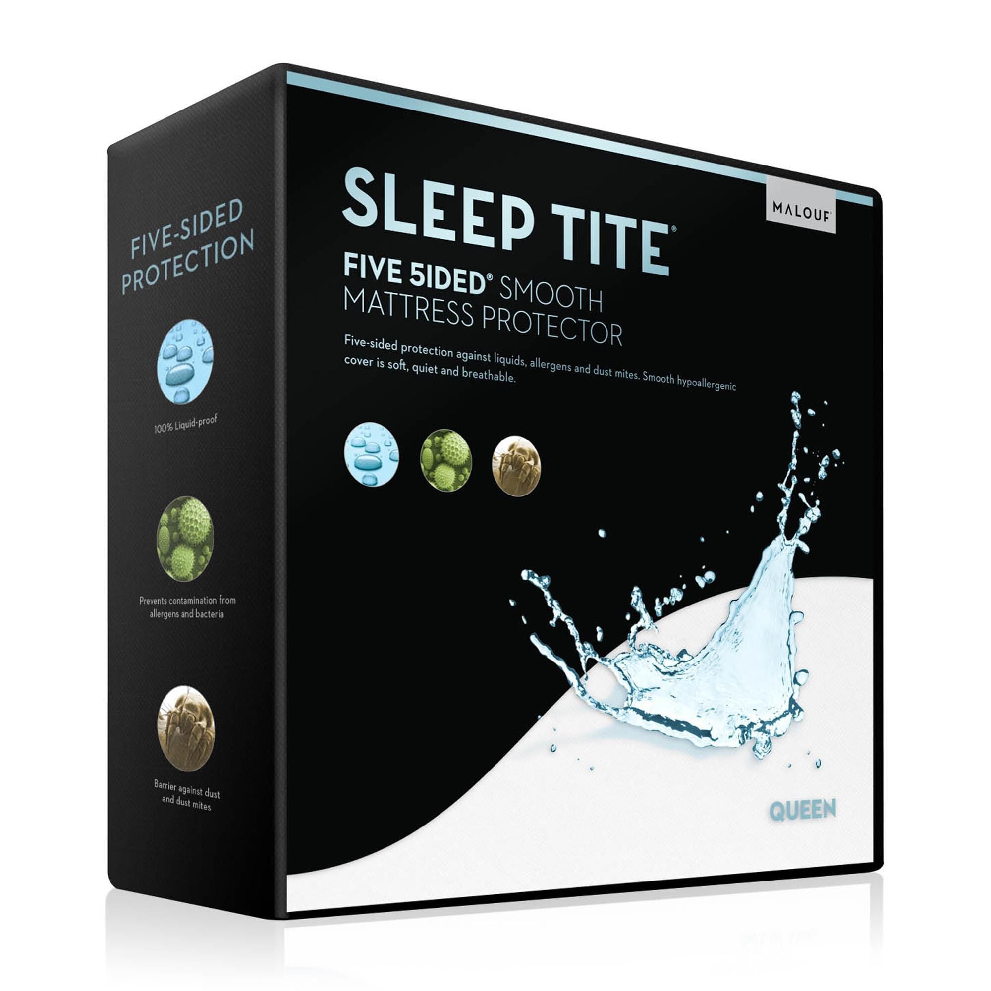 Malouf Five 5ided Smooth King Mattress Protector