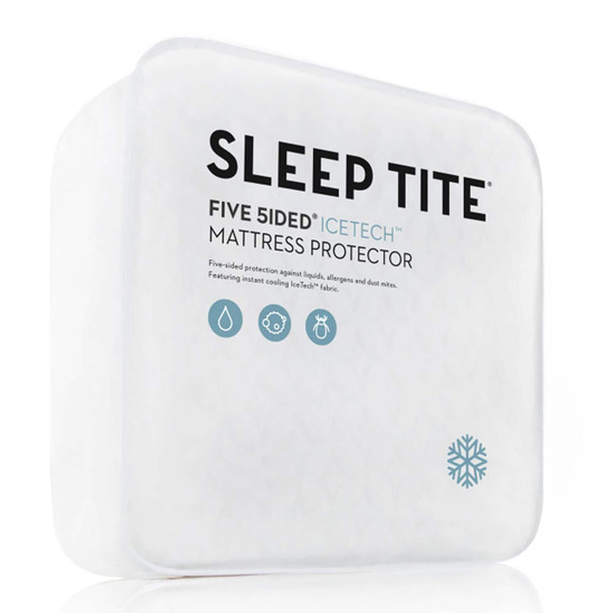 Malouf Five 5ided Icetech Split Queen Mattress Protector, , large