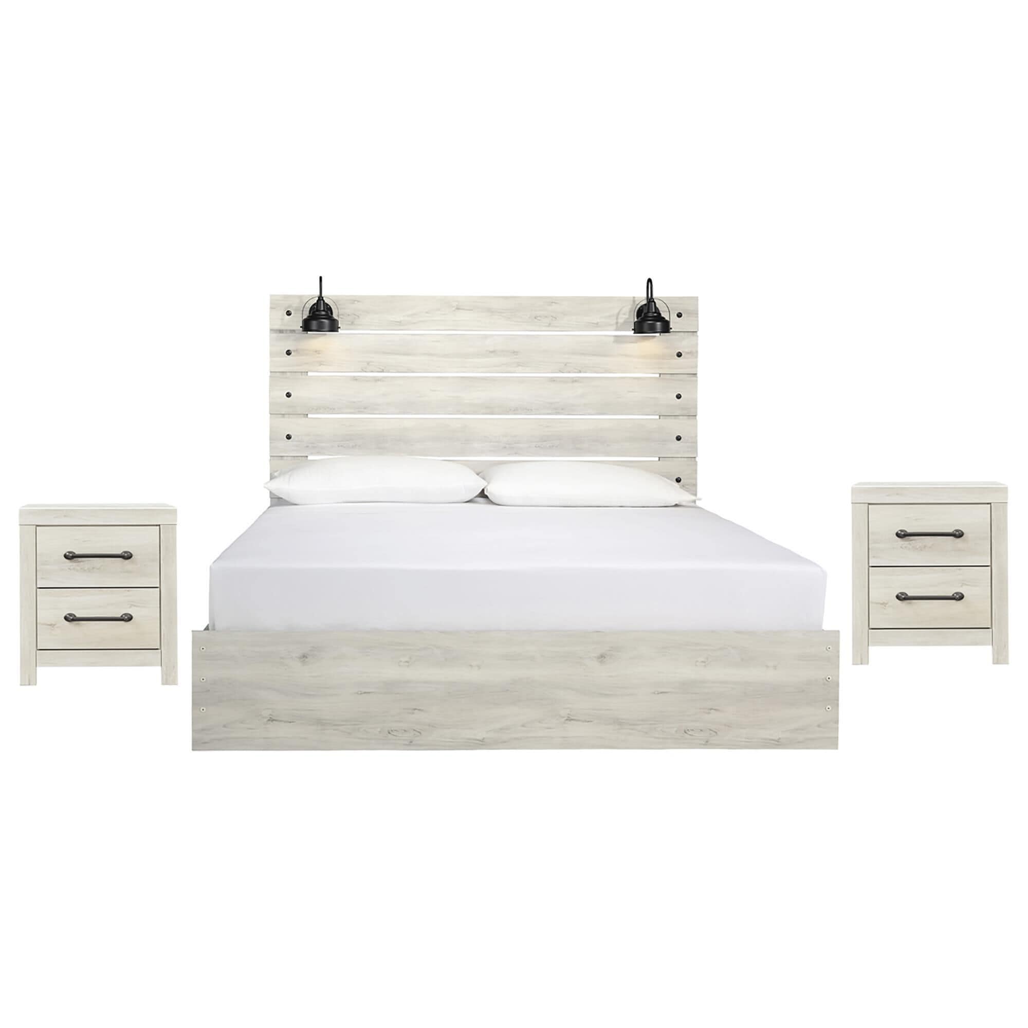 Signature Design by Ashley Cambeck 3-Piece Queen Bedroom Set in Whitewash, , large