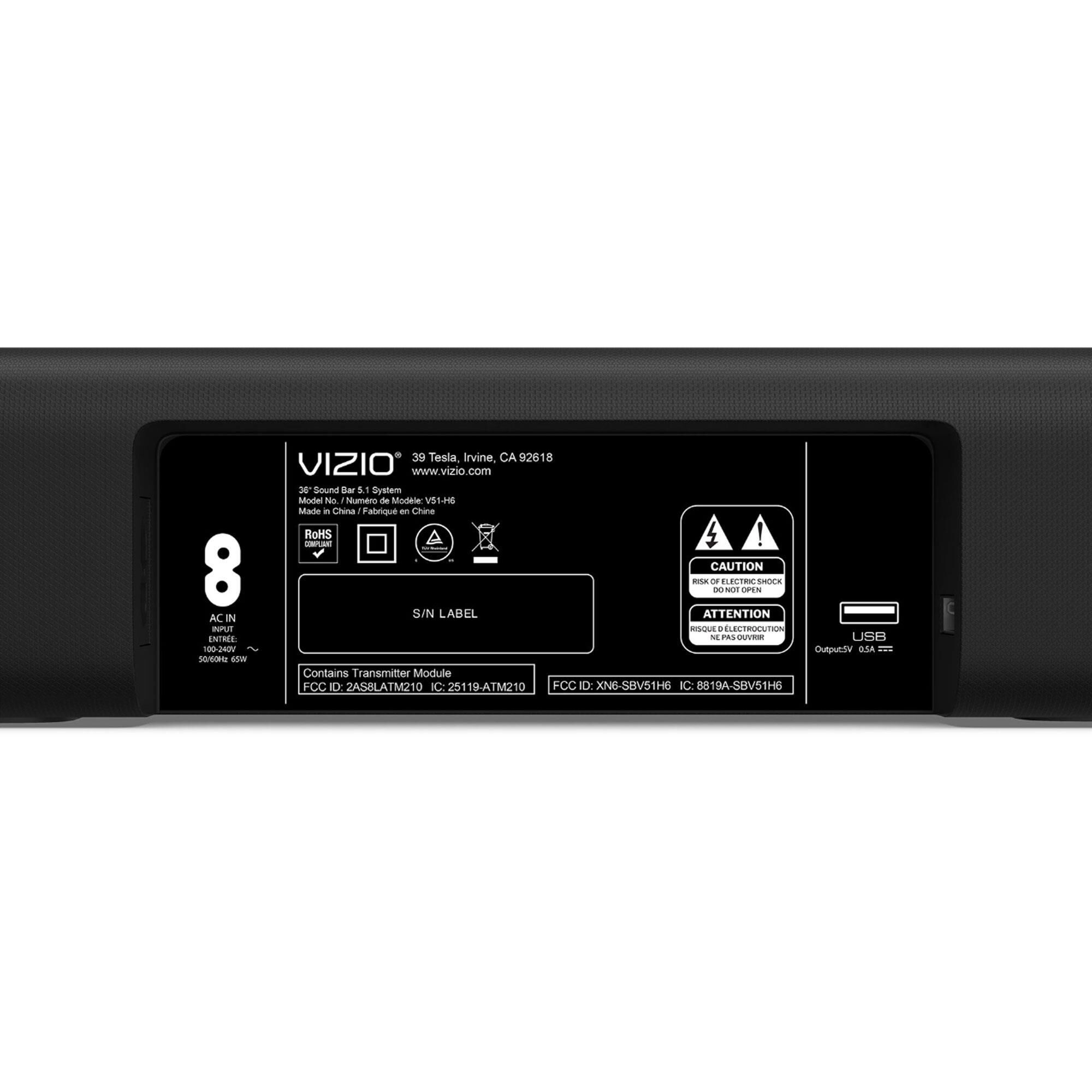 VIZIO 65" Class V-Series 4K LED HDR - Smart TV with 5.1 Home Theater Sound Bar in Black, , large