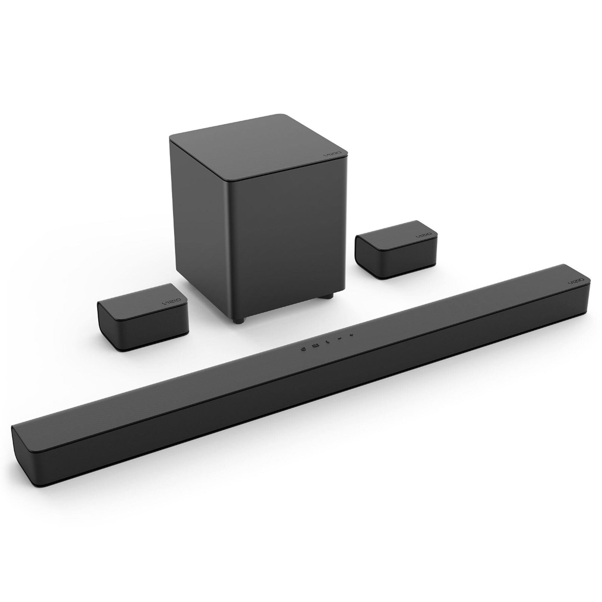 VIZIO 75" Class V-Series 4K LED HDR - Smart TV with 5.1 Home Theater Sound Bar in Black, , large