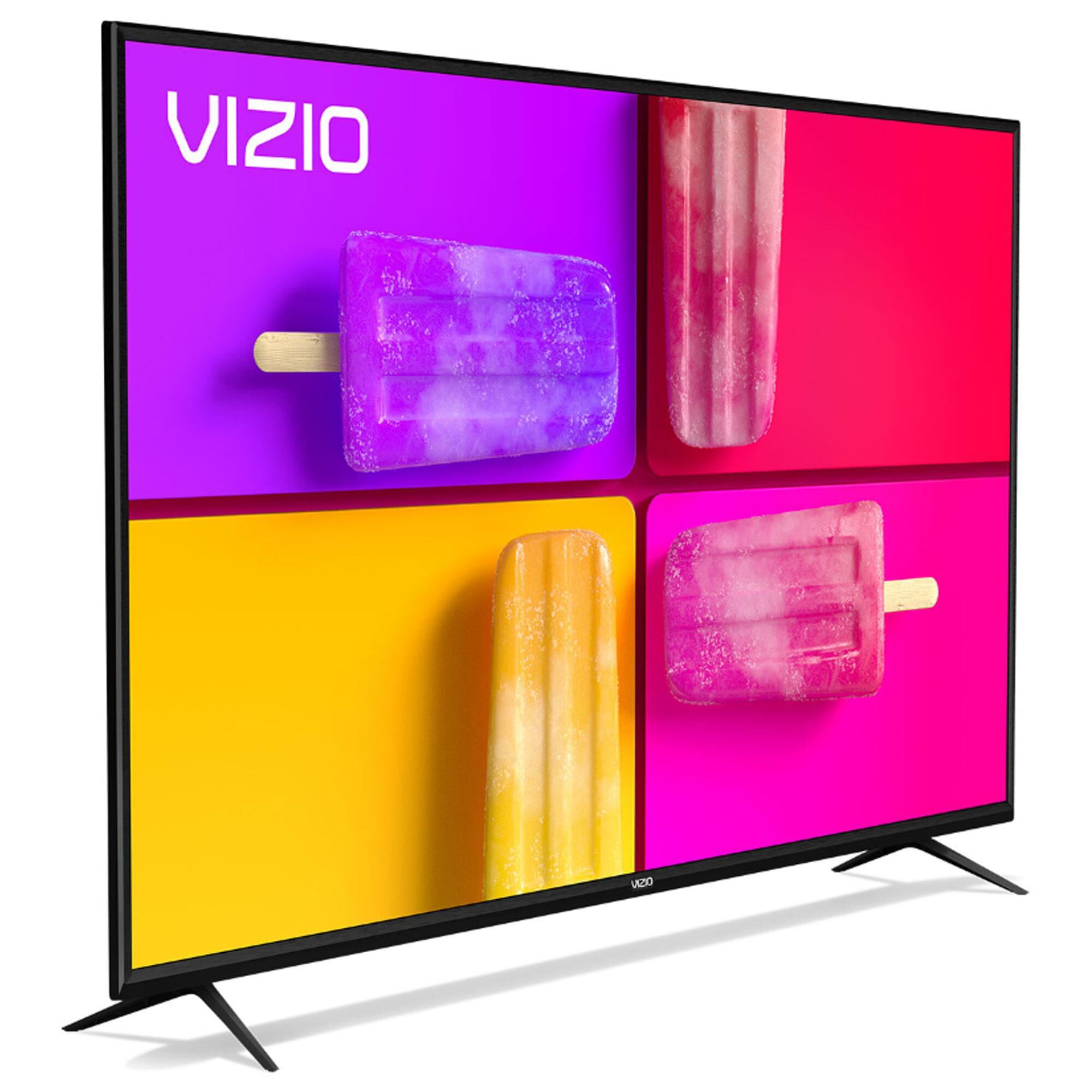 VIZIO 75" Class V-Series 4K LED HDR - Smart TV with 5.1 Home Theater Sound Bar in Black, , large