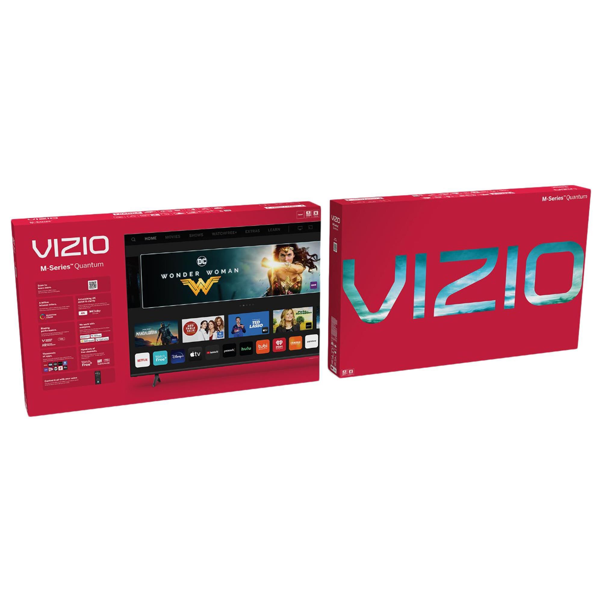 VIZIO 55" Class M-Series Quantum 4K LED HDR - Smart TV with 5.1 Home Theater Sound Bar in Black, , large