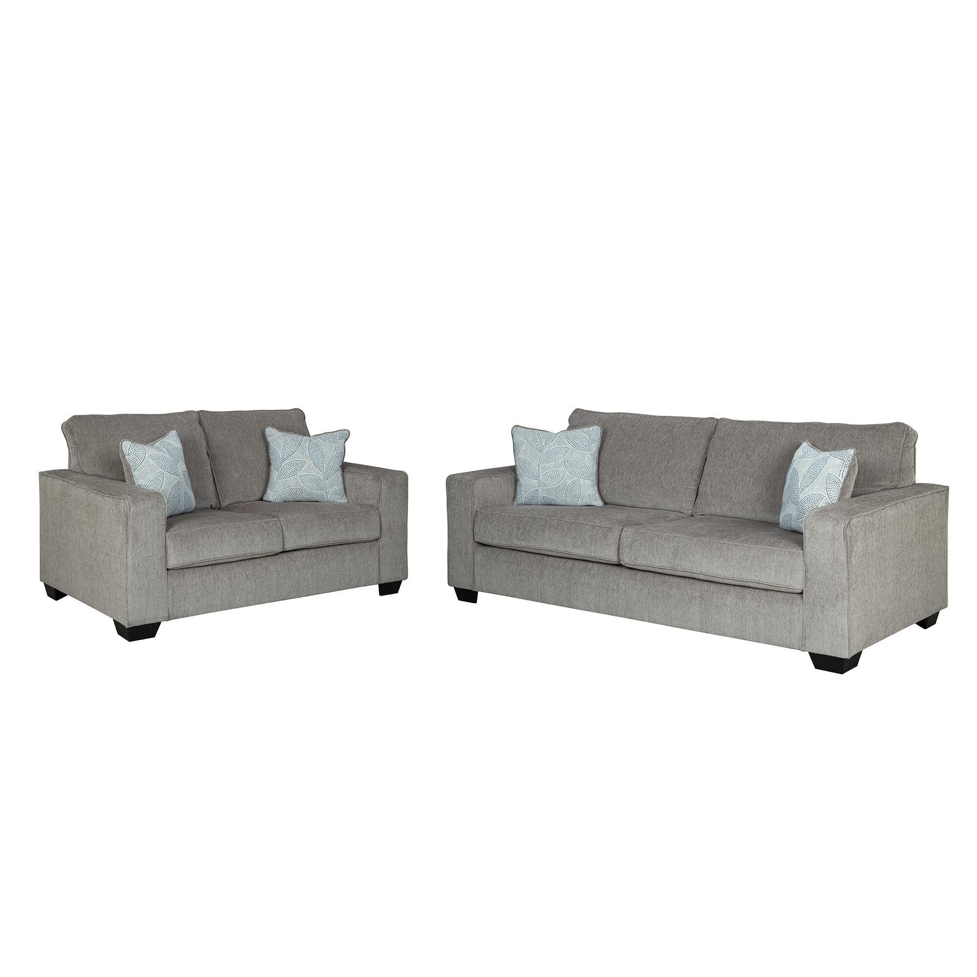 Signature Design by Ashley Altari 2-Piece Stationary Sofa and Loveseat in Alloy, , large