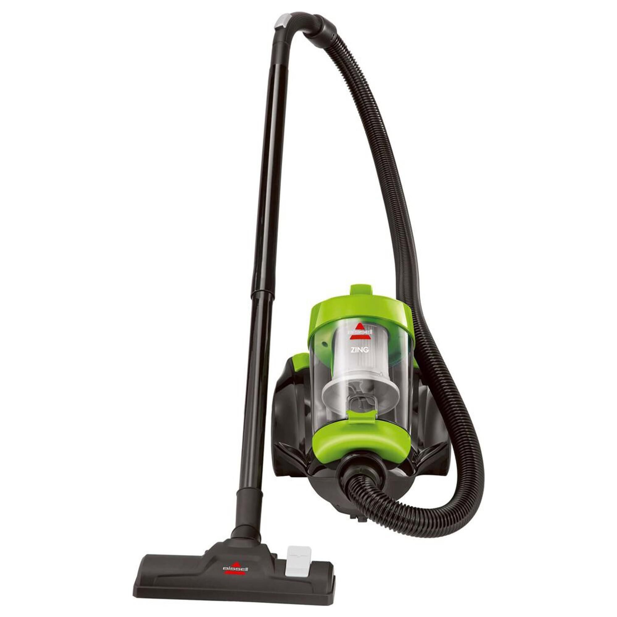Bissell Zing Bagless Canister Vacuum in Black and Citrus Lime, , large