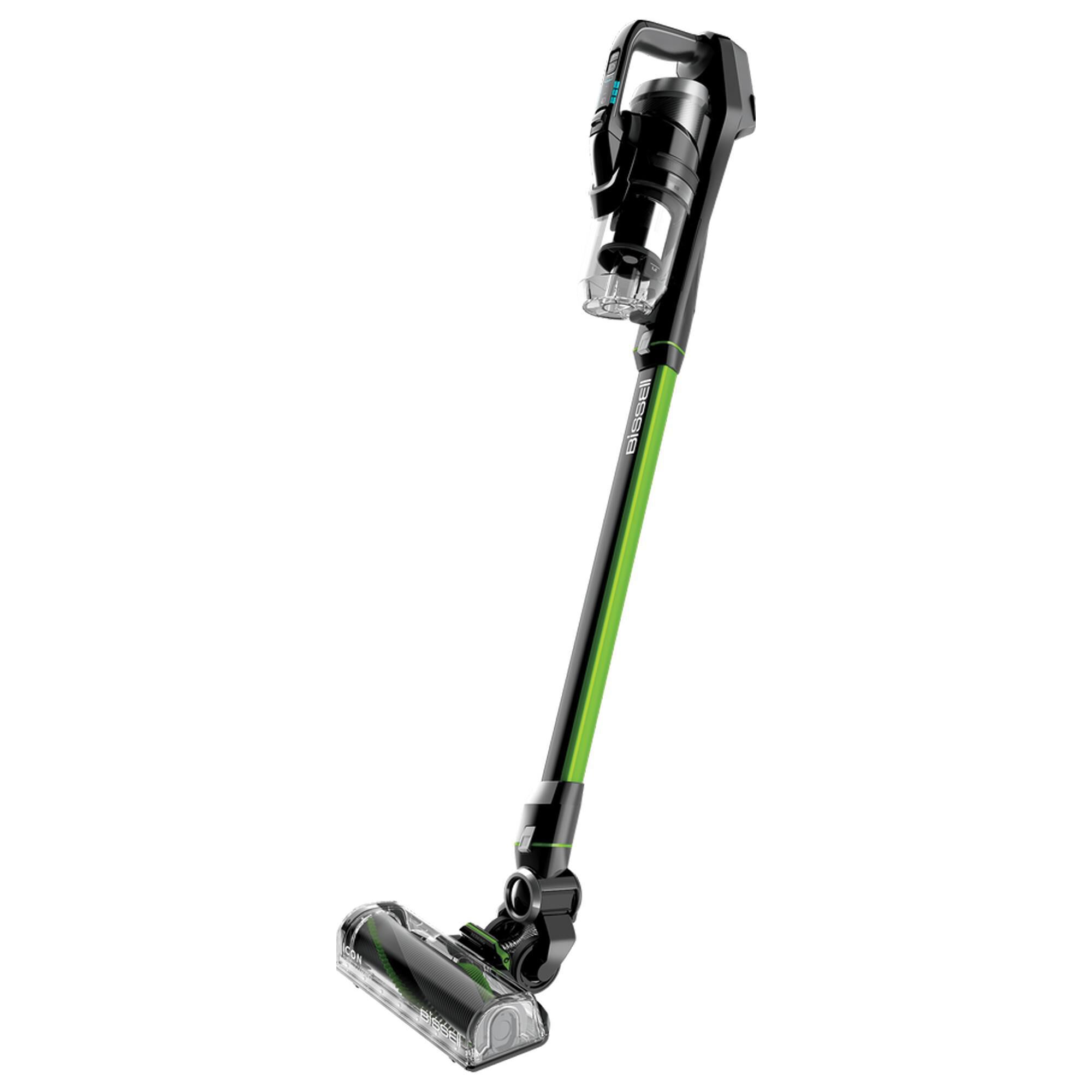 Bissell Iconpet Turbo Edge Cordless Stick Vacuum with Sparkle Silver Accents in Black and ChaCha Lime, , large