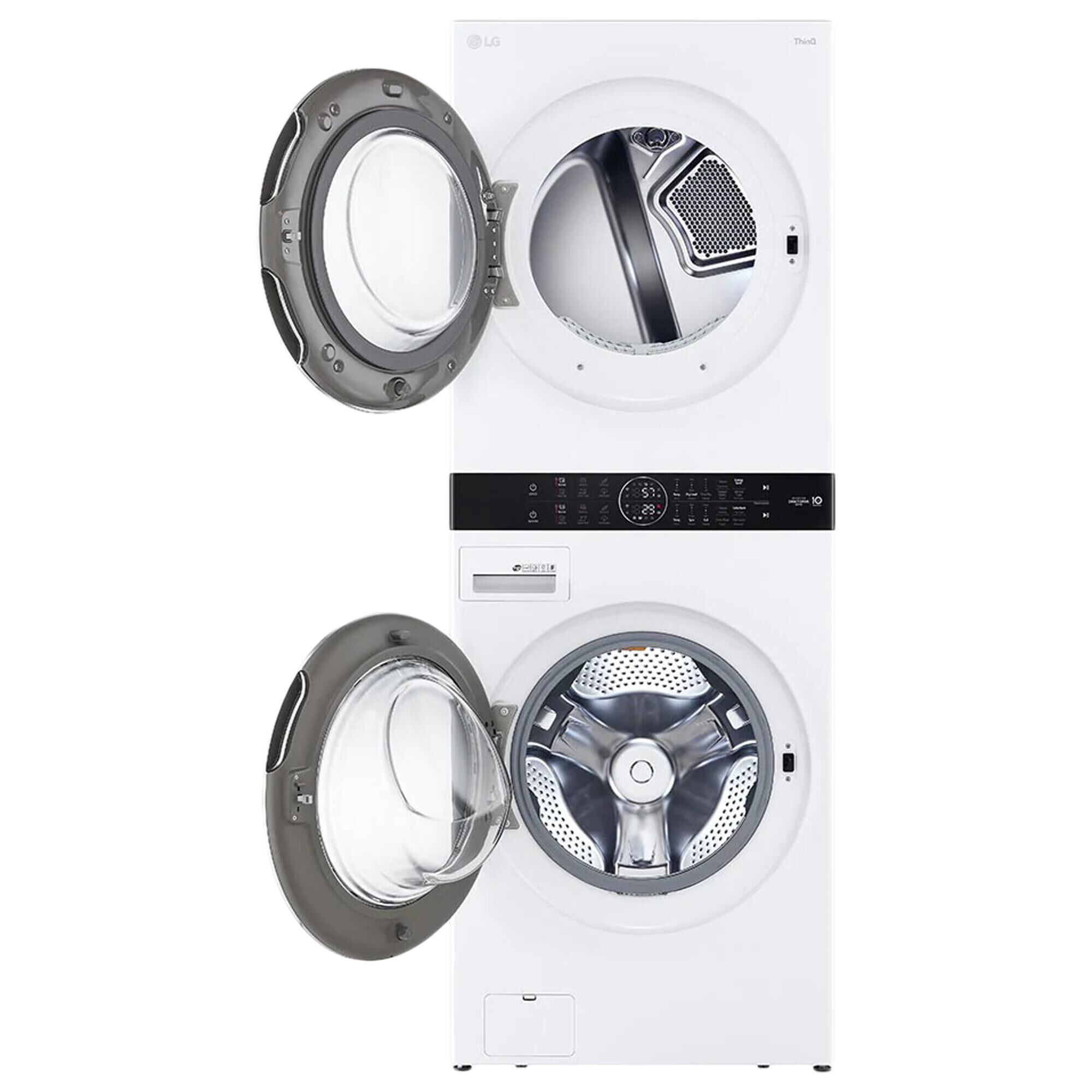 LG Appliance Washtower with Center Control and Wi-Fi Enabled Steam Clothing Styler In White, , large