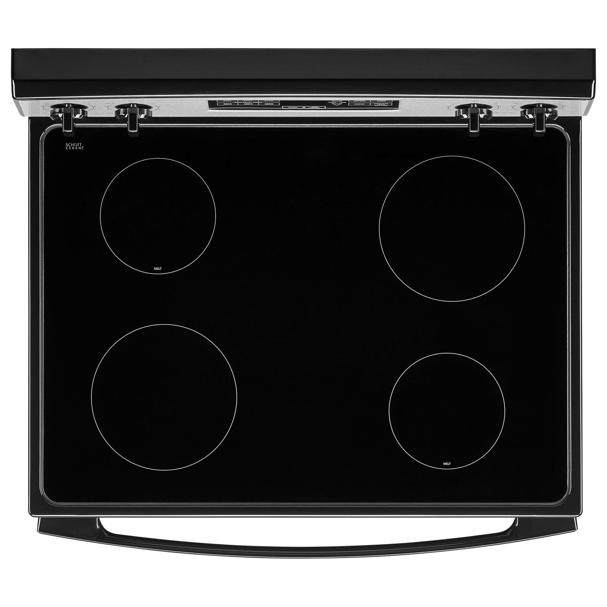 Amana 30" Electric Range with Extra-Large Oven Window in Stainless Steel, , large