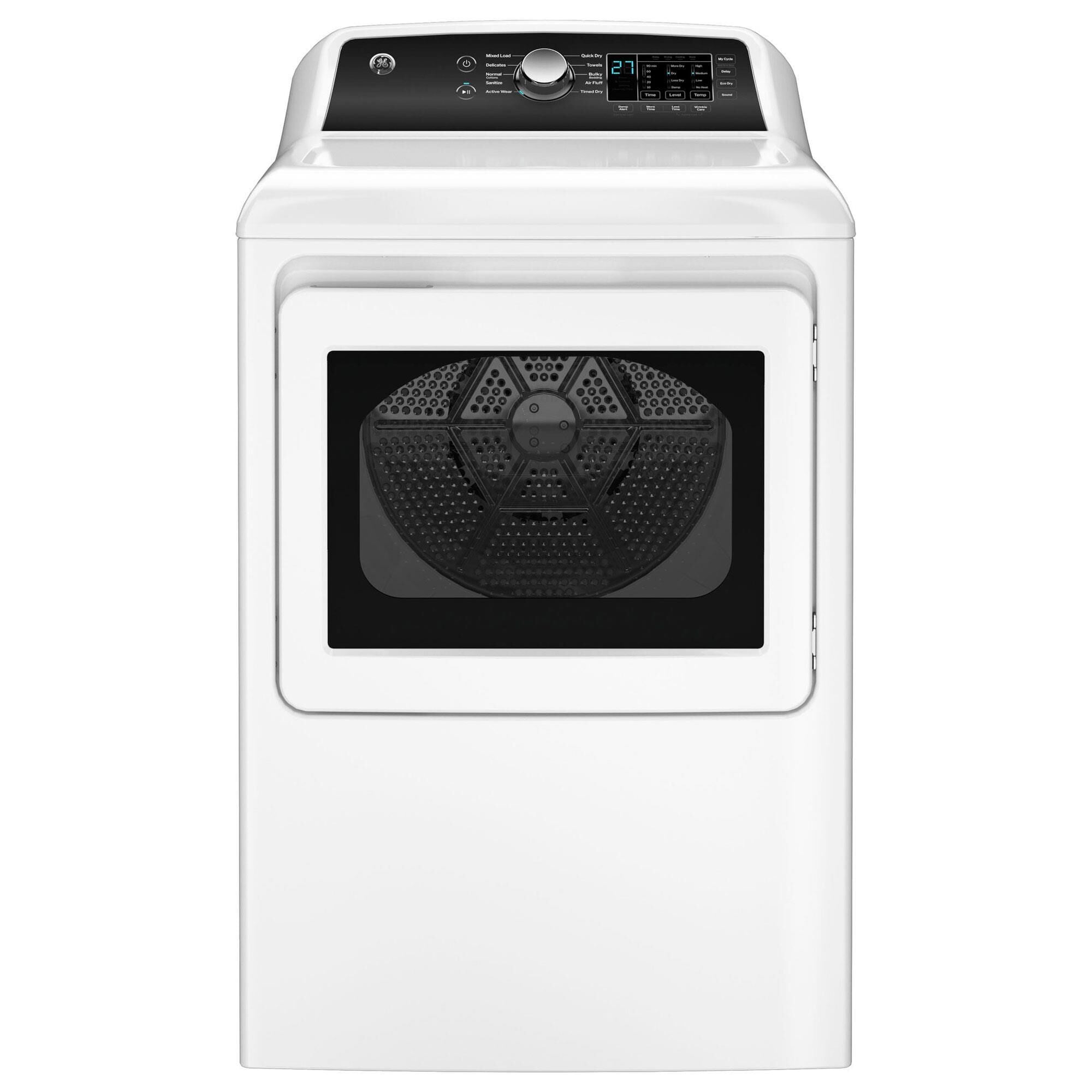 GE Appliances 7.4 Cu. Ft. Top Load Electric Dryer with Sensor Dry , , large