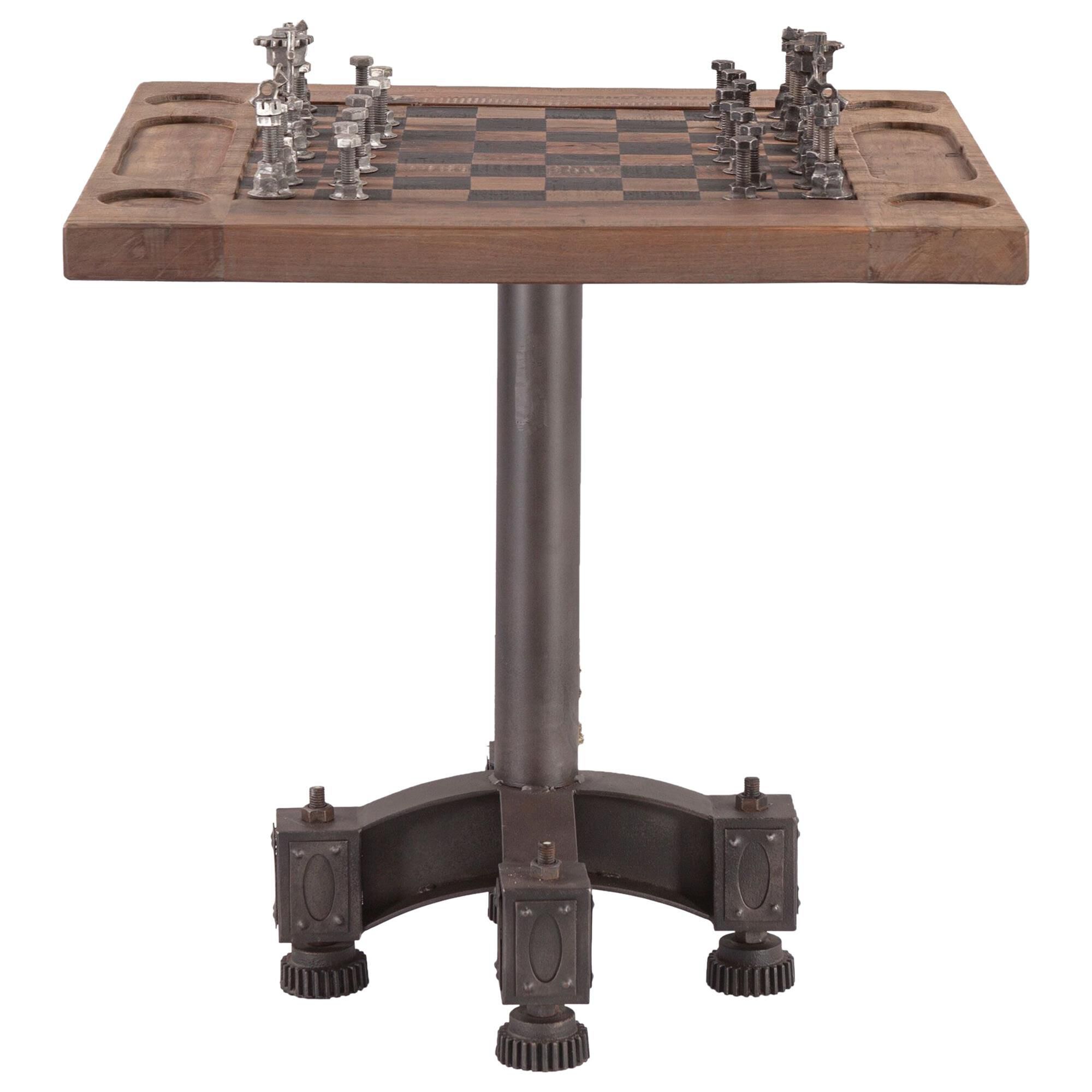Home Trends & Design Eiffel 30" Chess Bistro Table, , large