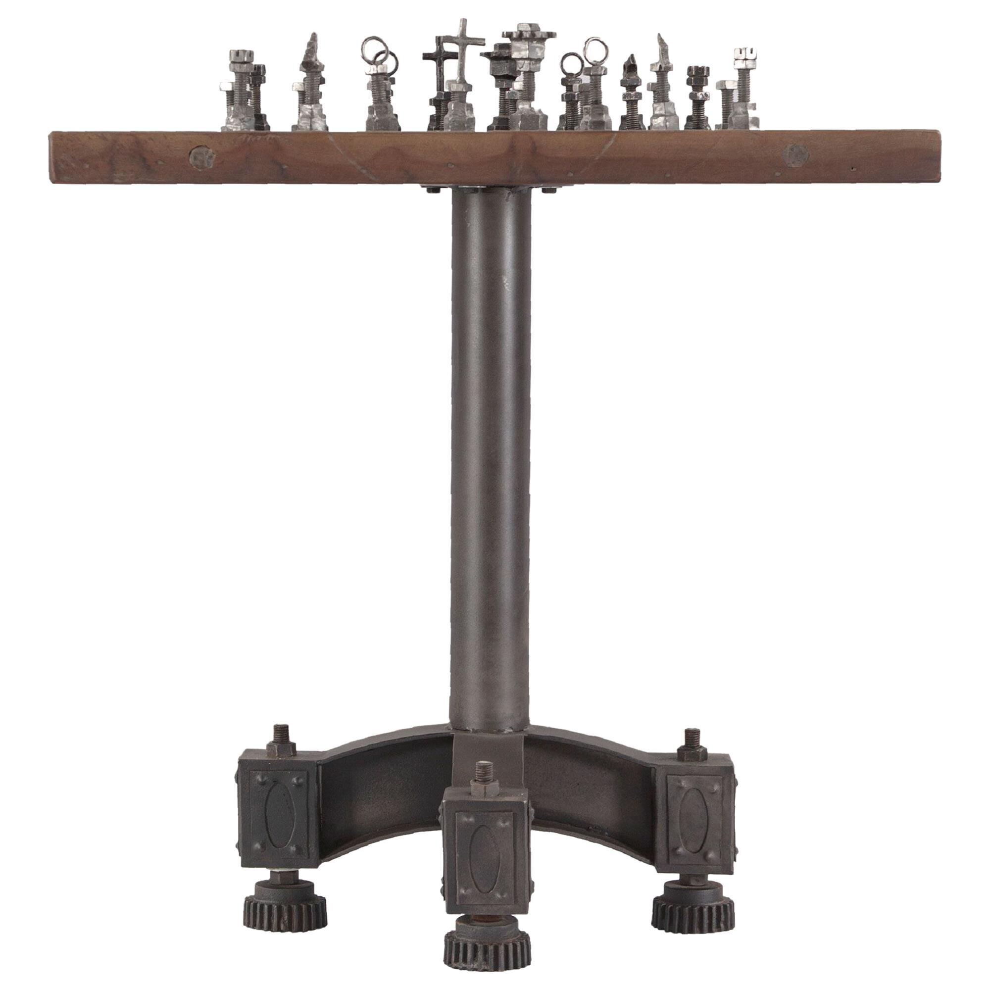 Home Trends & Design Eiffel 30" Chess Bistro Table, , large