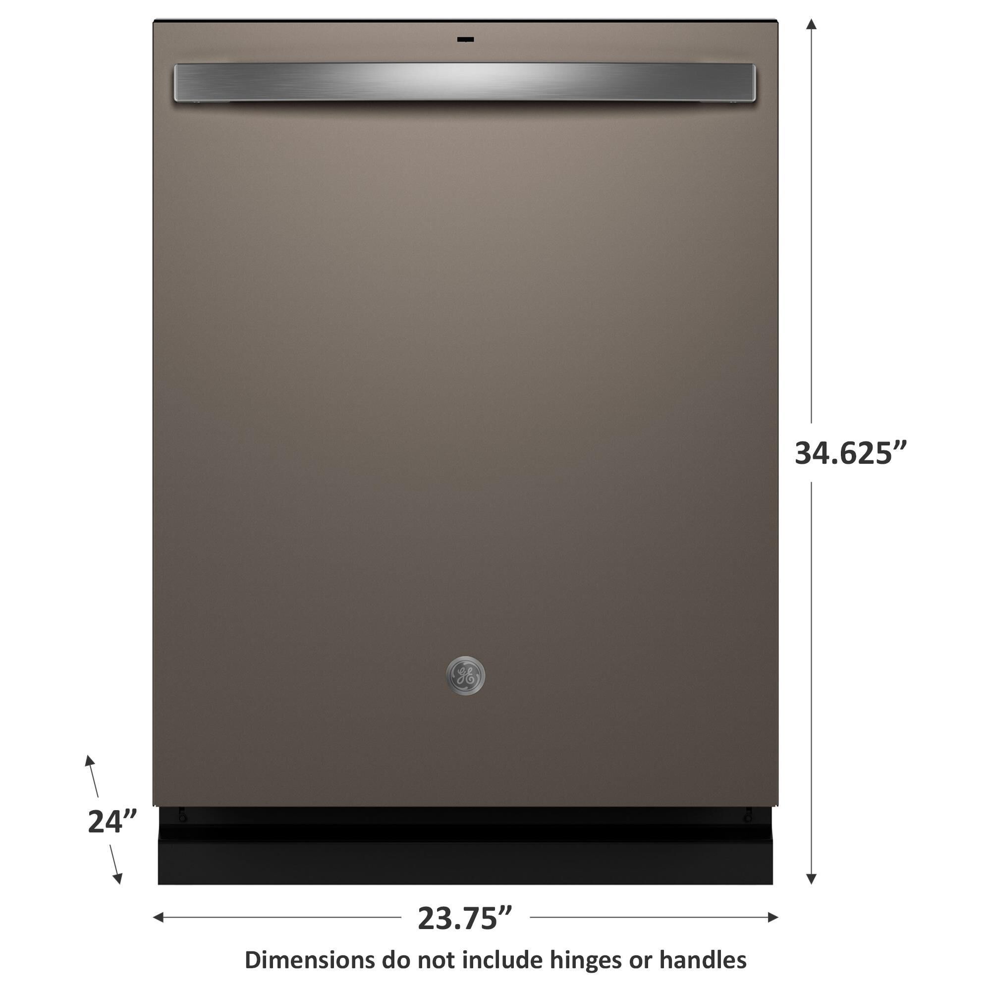 GE Appliances 24" Built-In Bar Handle Dishwasher with 45 dBA Quiet Package in Fingerprint Resistant Slate, , large