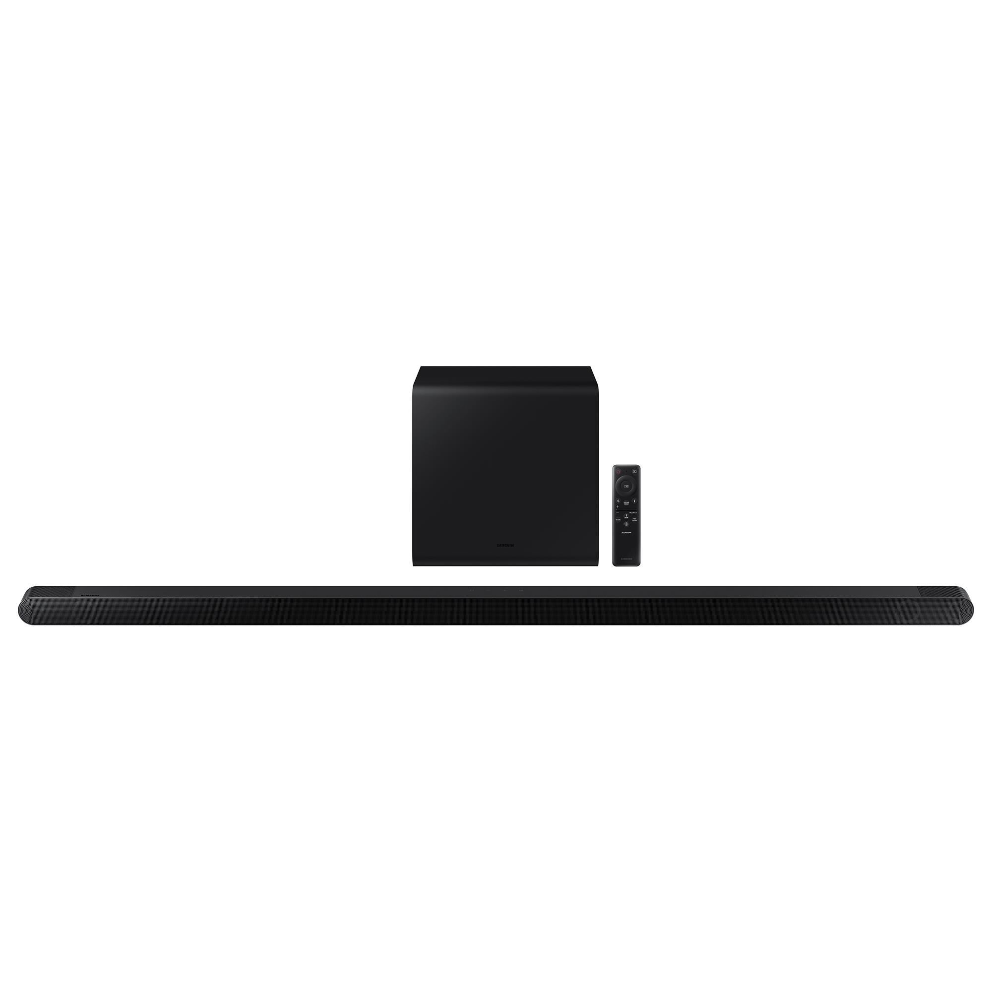 Samsung 120" Class The Premiere LSP7T 4K Smart Laser Projector and 3.1.2 Channel Wireless Dolby Atmos Soundbar in Titan Black, , large