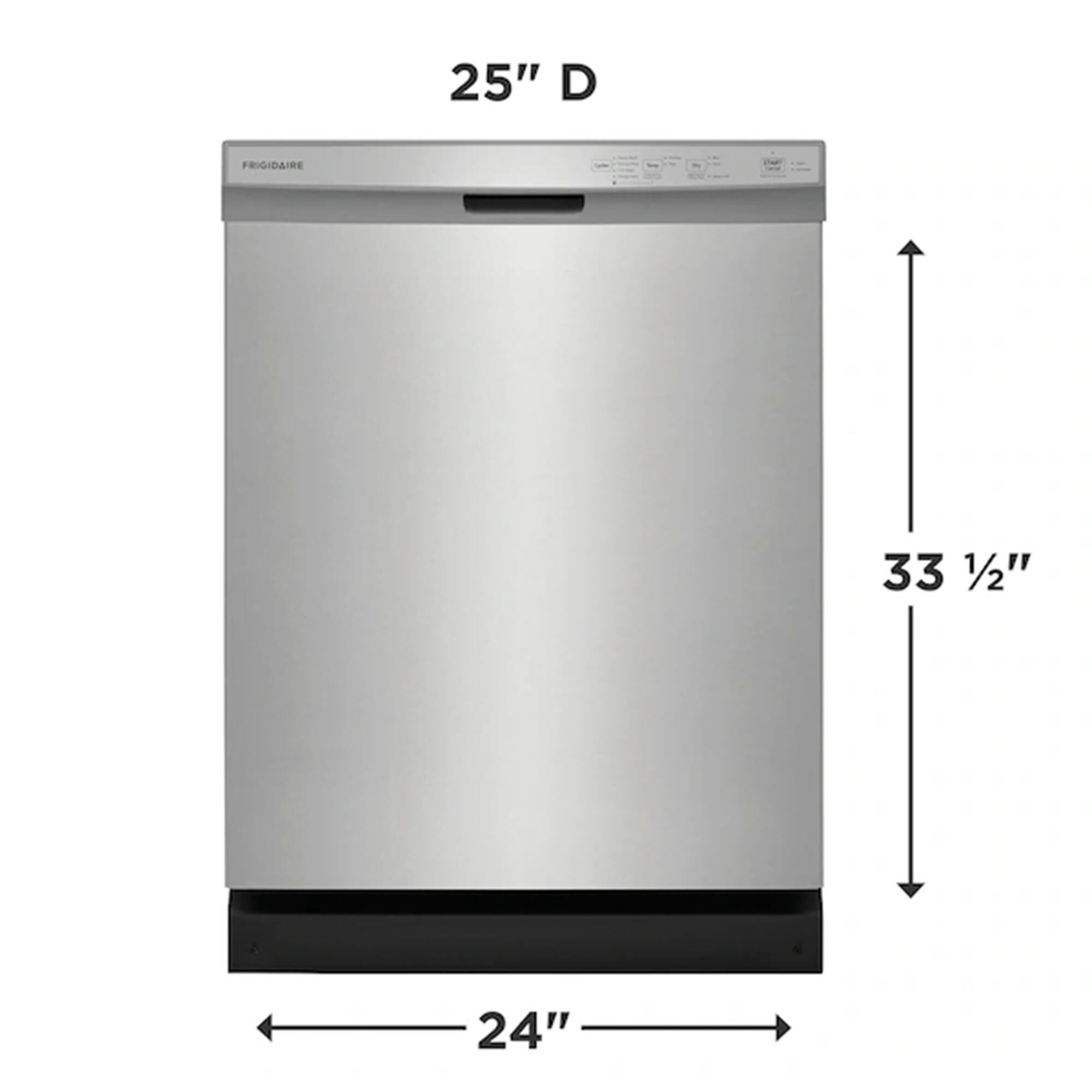 Frigidaire 24" Built-In Dishwasher with MaxDry in Stainless Steel, , large