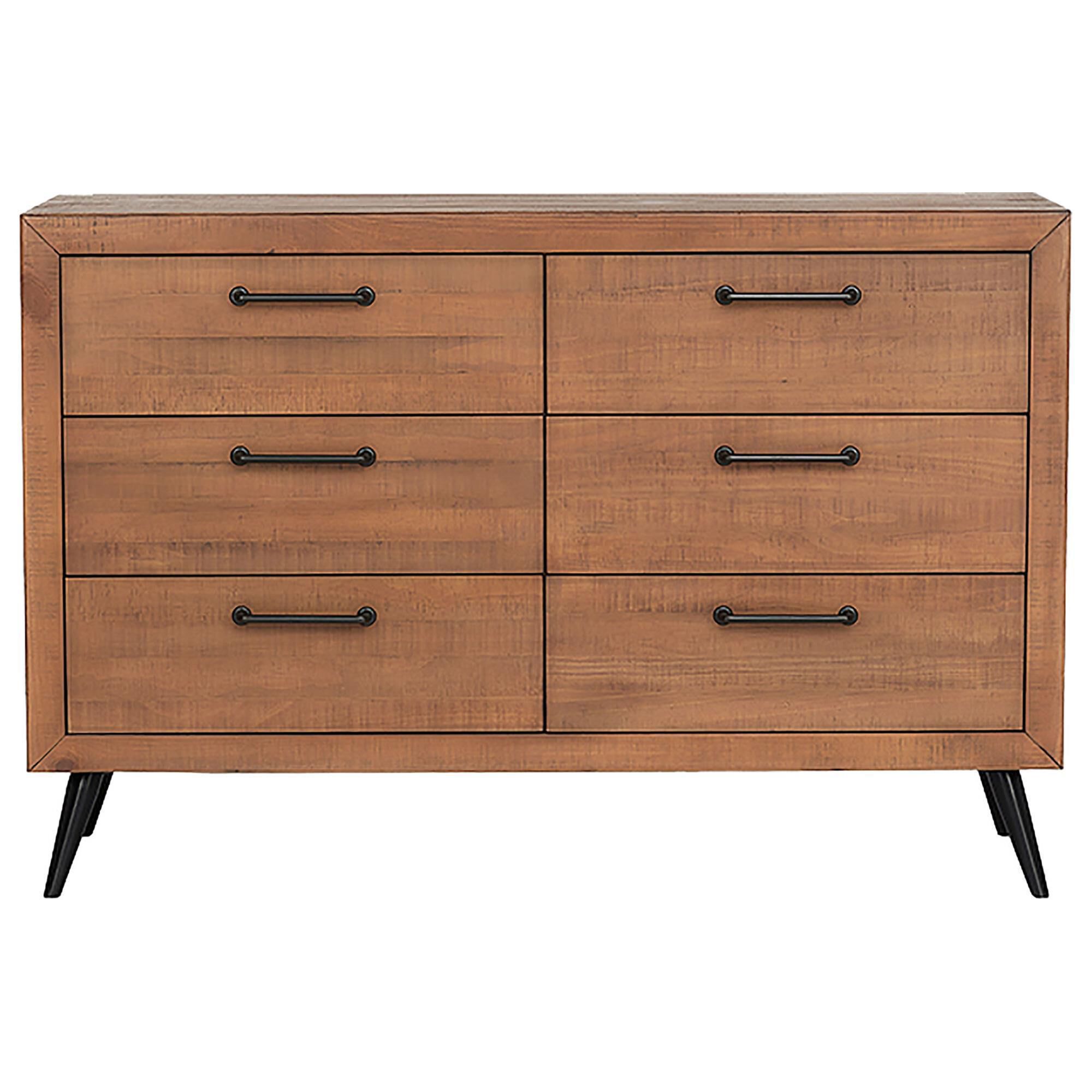 Evolur Stilnovo Double Dresser Only in Sugar Cane