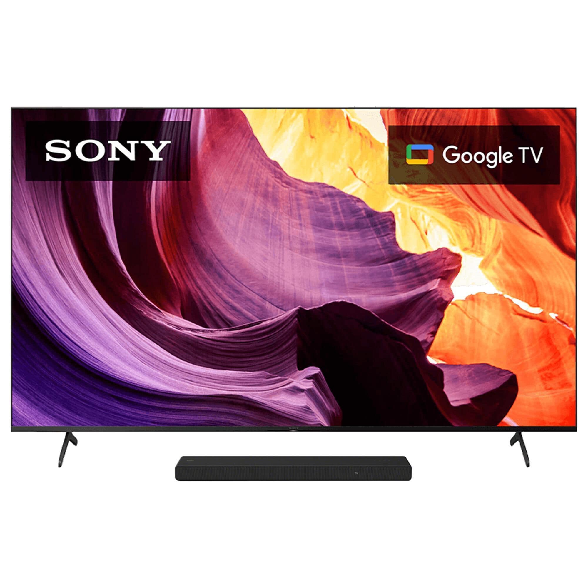 Sony 85" Class X80K 4K LED UHD HDR - Smart TV with 3.1 Channels Dolby Atmos Soundbar in Black, , large