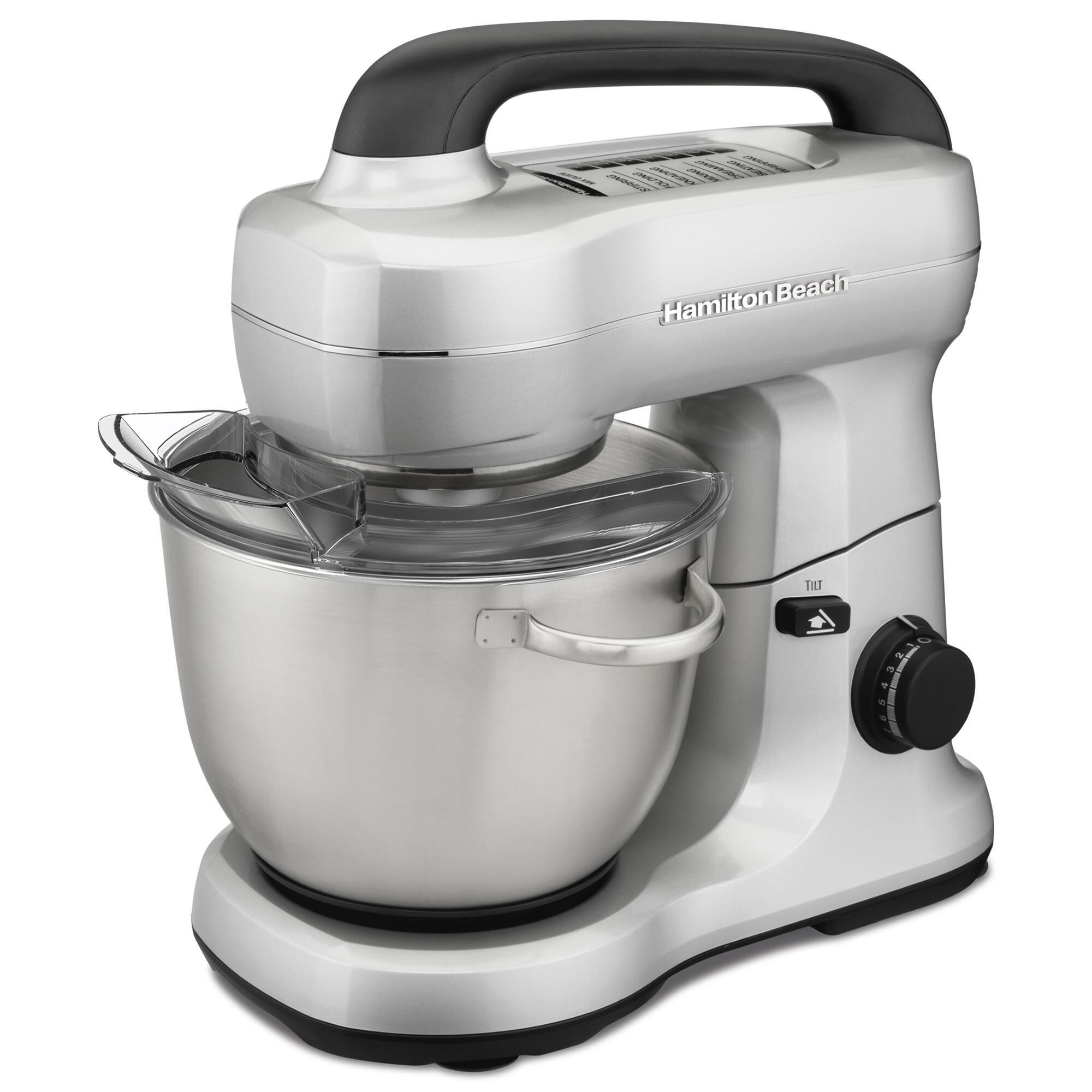 Hamilton Beach 7 Speed 4qt Stand Mixer Silver, , large
