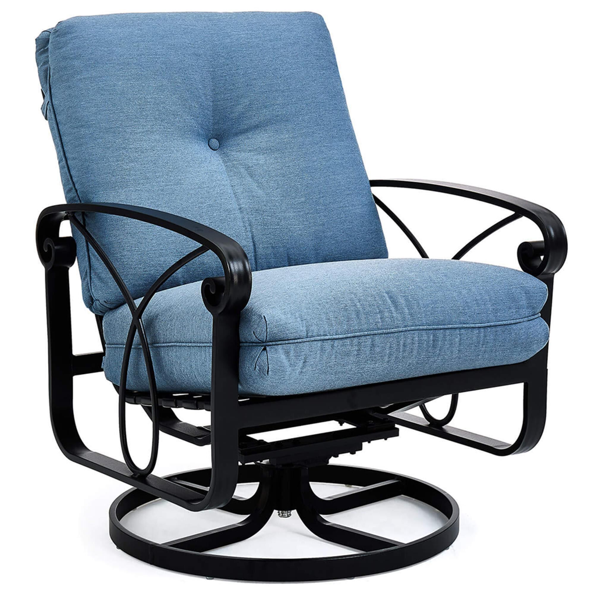 Winston Palazzo Swivel Rocker Lounge Chair in Night, , large