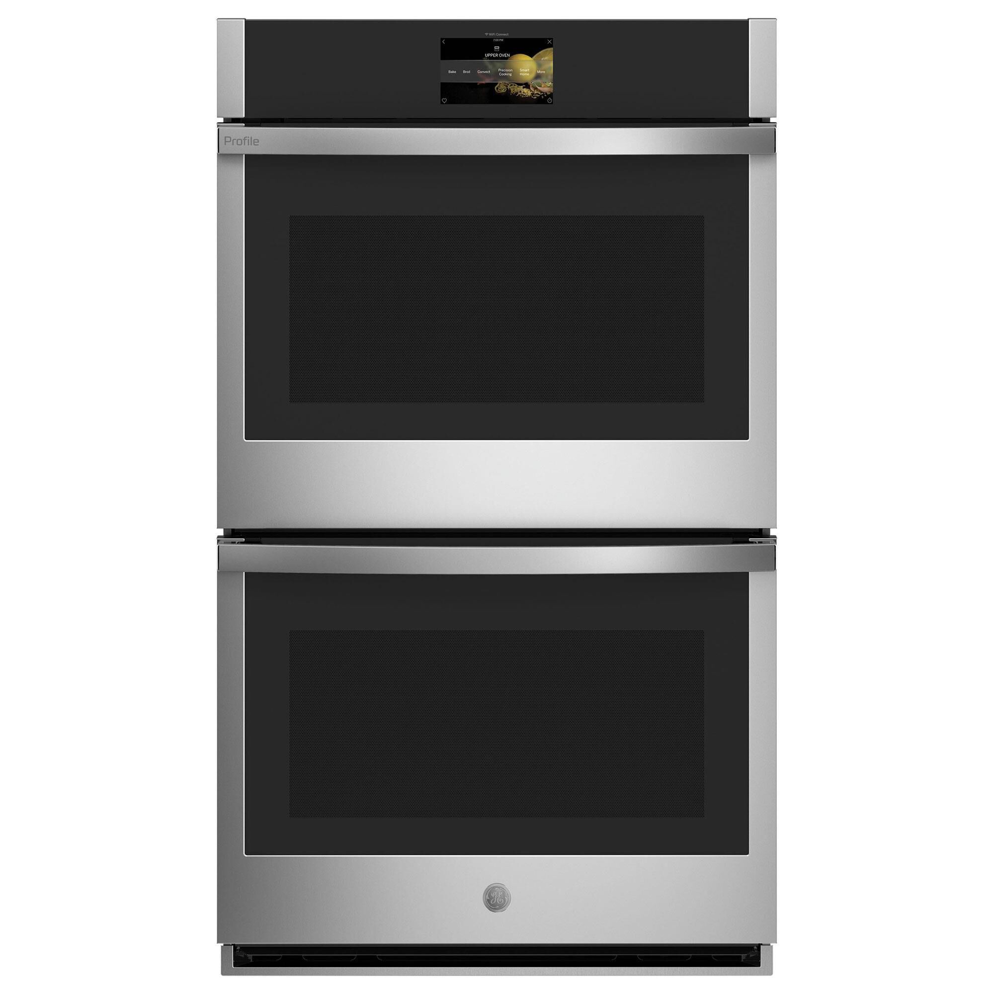 GE Profile 2-Piece Kitchen Package with 30" Built-In Double Wall Oven and 36" Gas Cooktop in Stainless Steel, , large