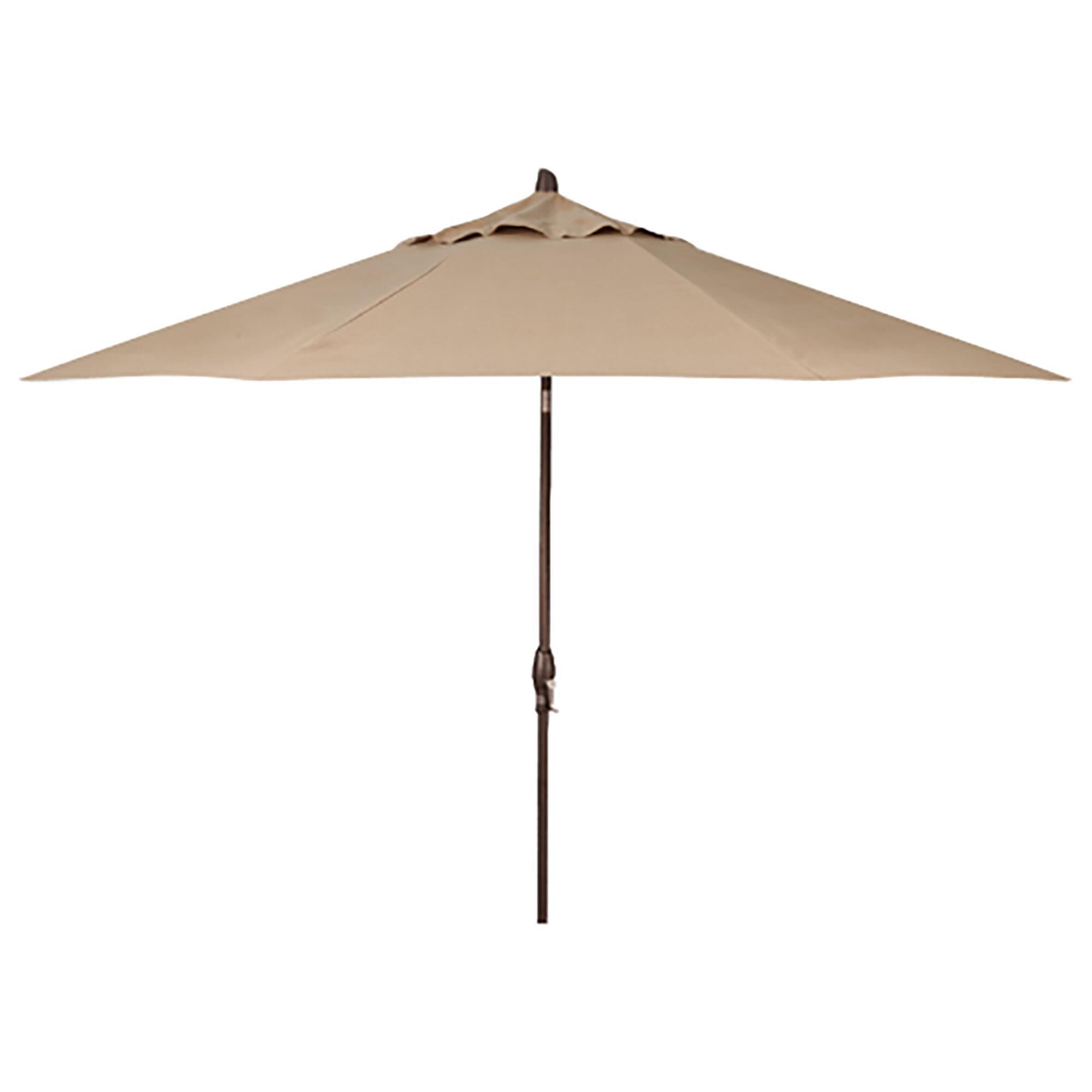 Garden Party 11" Heather Beige Auto Tilt Umbrella without Base, , large