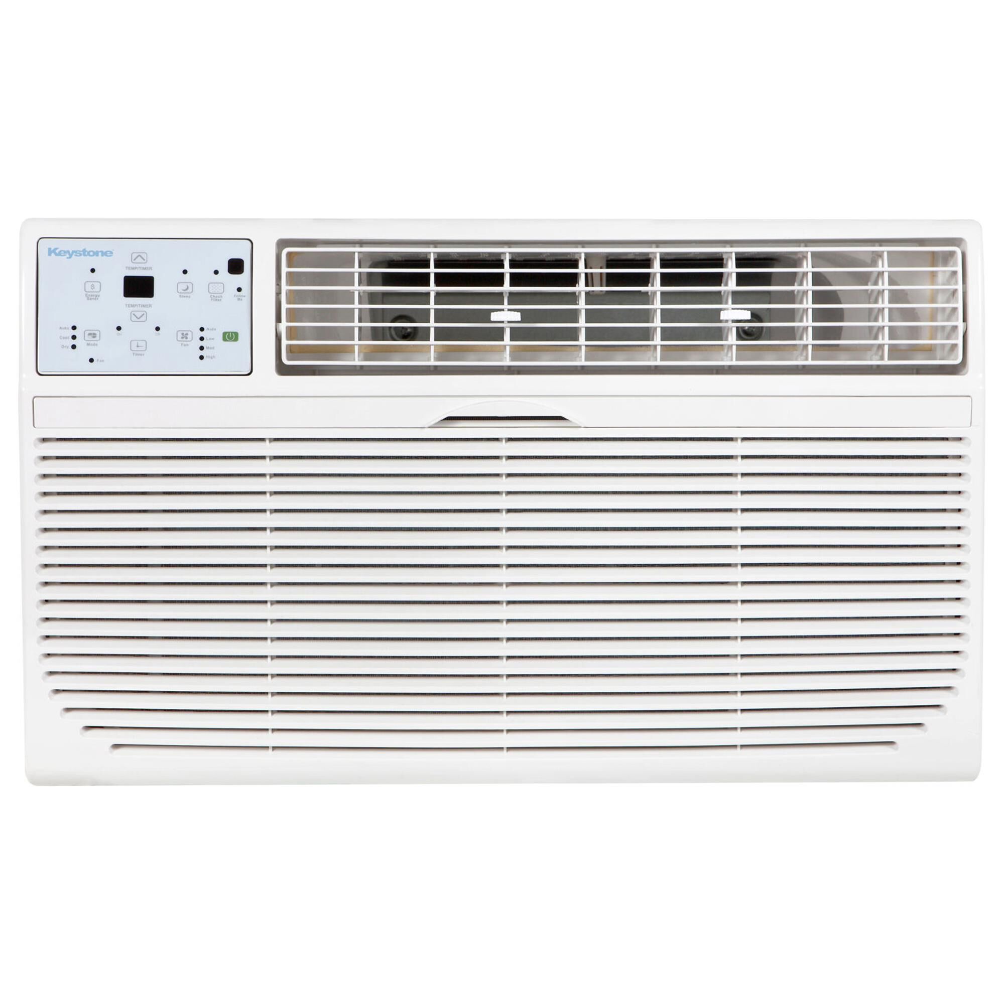 Keystone 8,000 BTU 115V Through-the-Wall Air Conditioner with 4,200 BTU Supplemental Heat Capability, , large