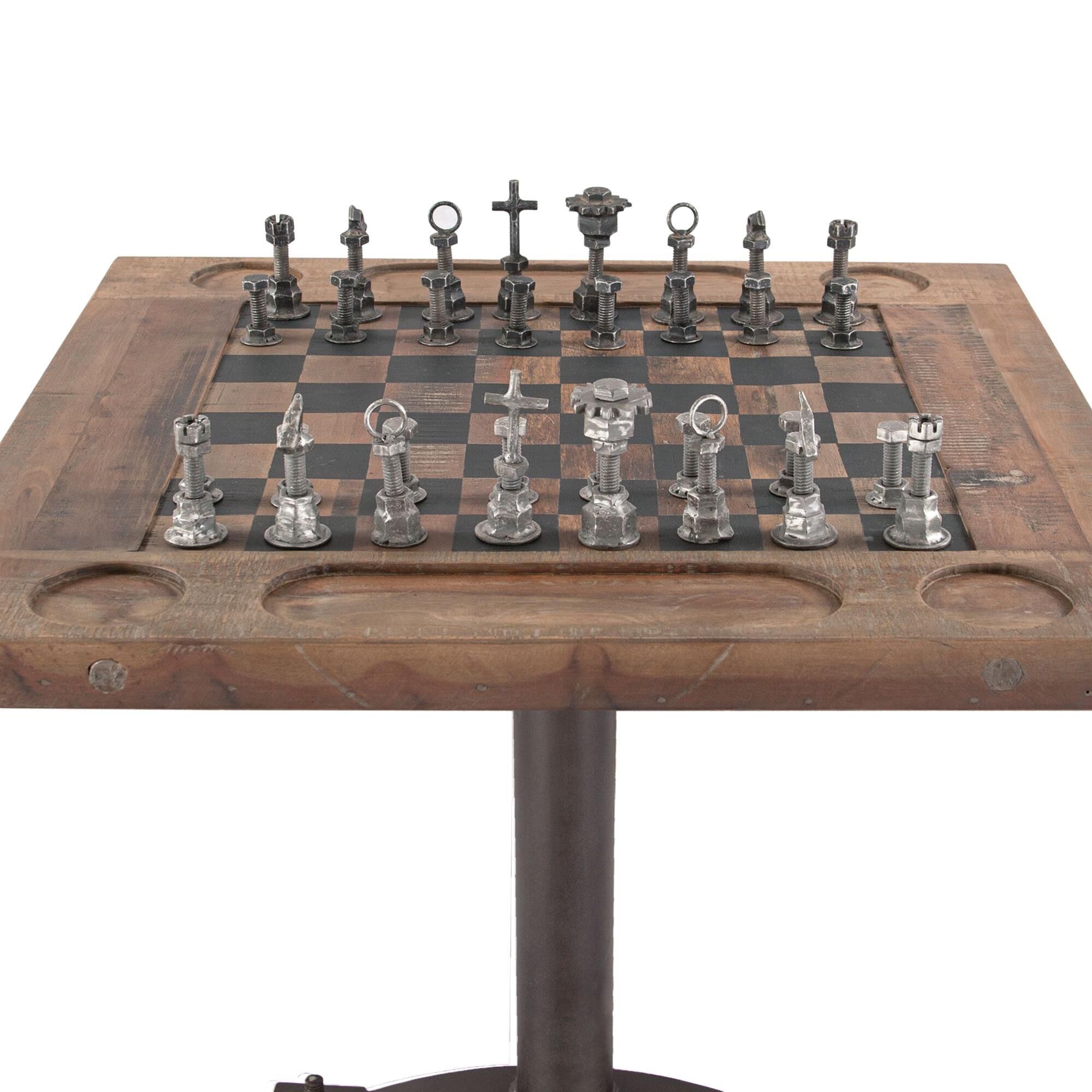 Home Trends & Design 3-Piece Game Table Set in Natural, , large