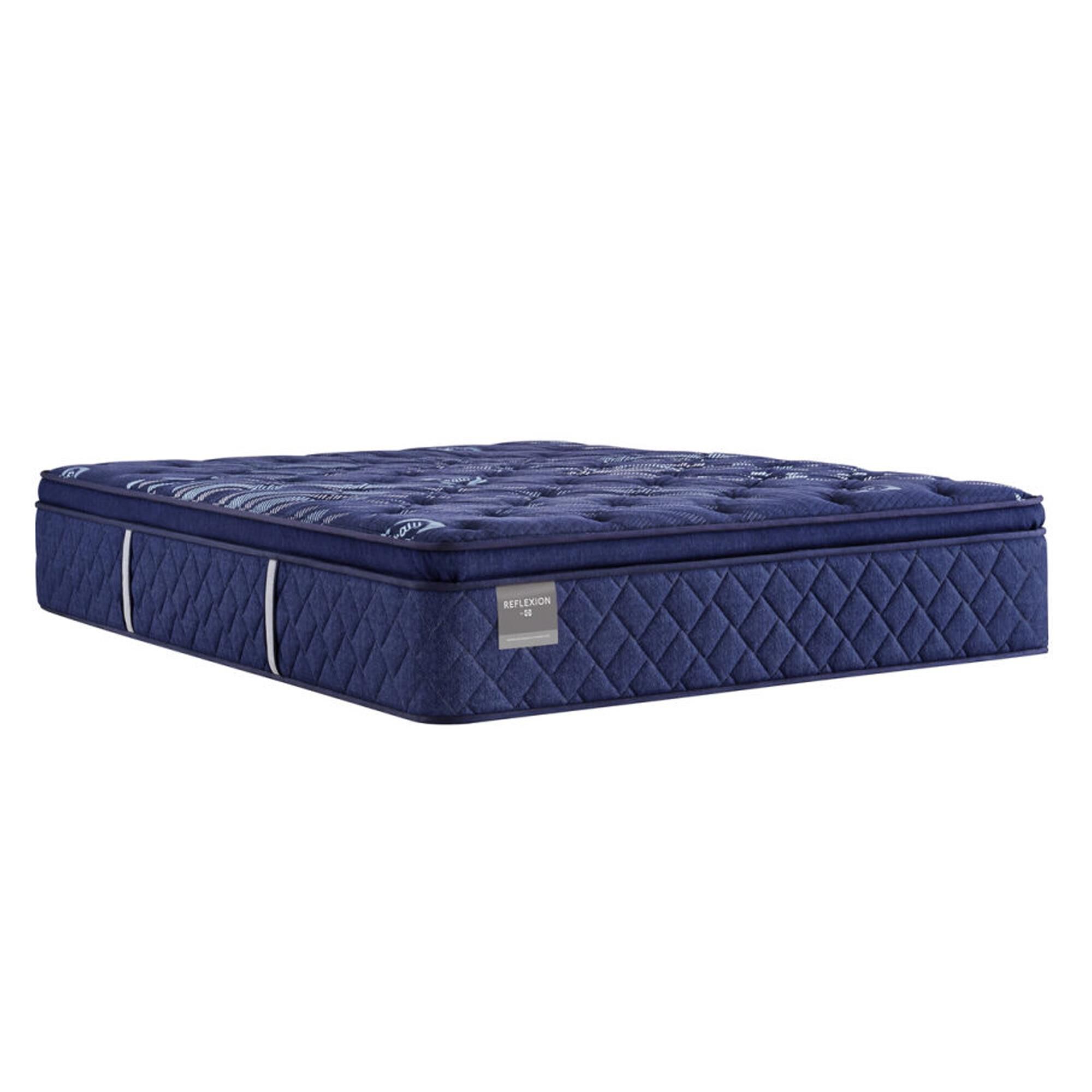 Sealy Rendel Soft Euro Pillowtop Twin XL Mattress with Low Profile Box Spring, , large