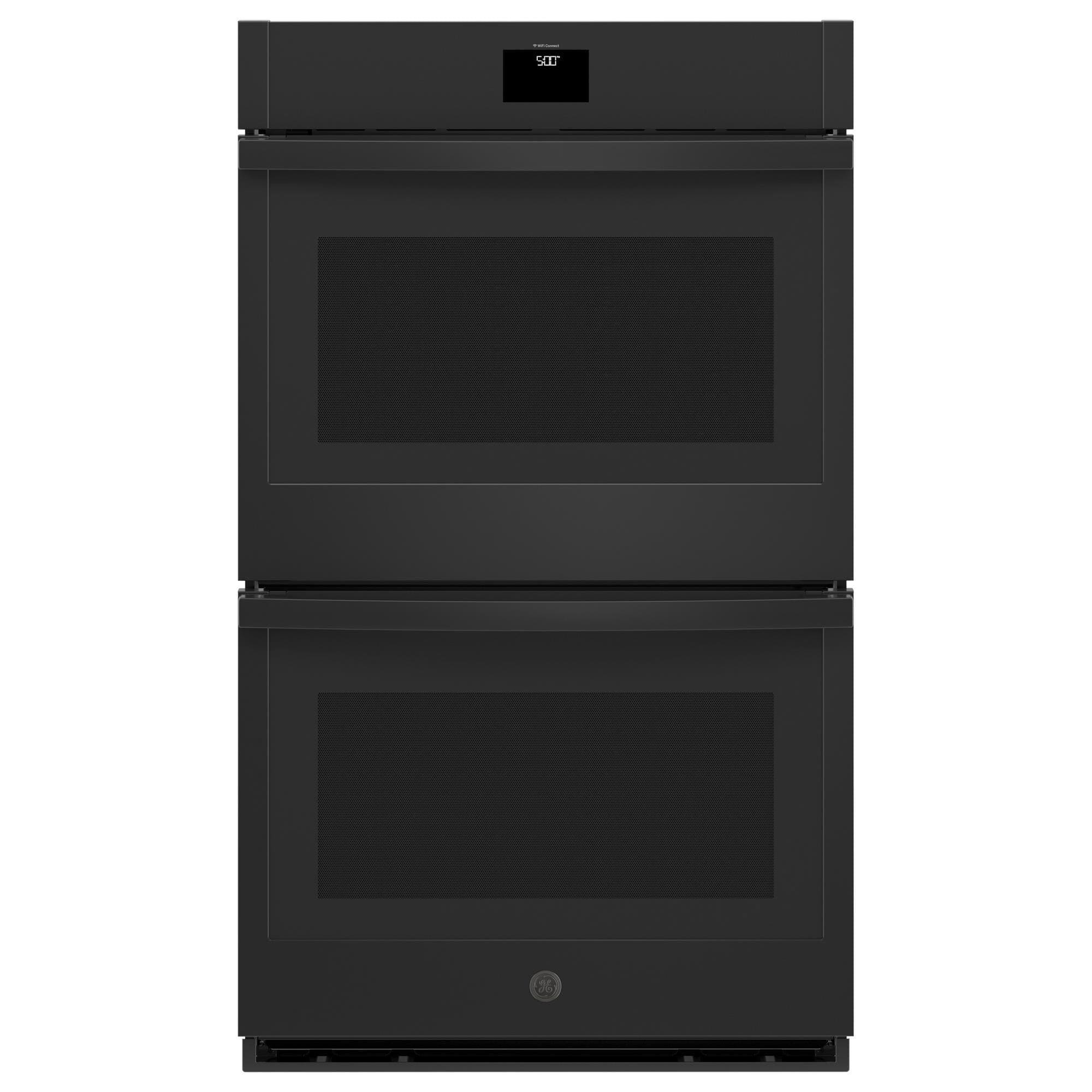 GE Appliances 30" Double Electric Wall Oven with No Preheat Air Fry in Black, , large