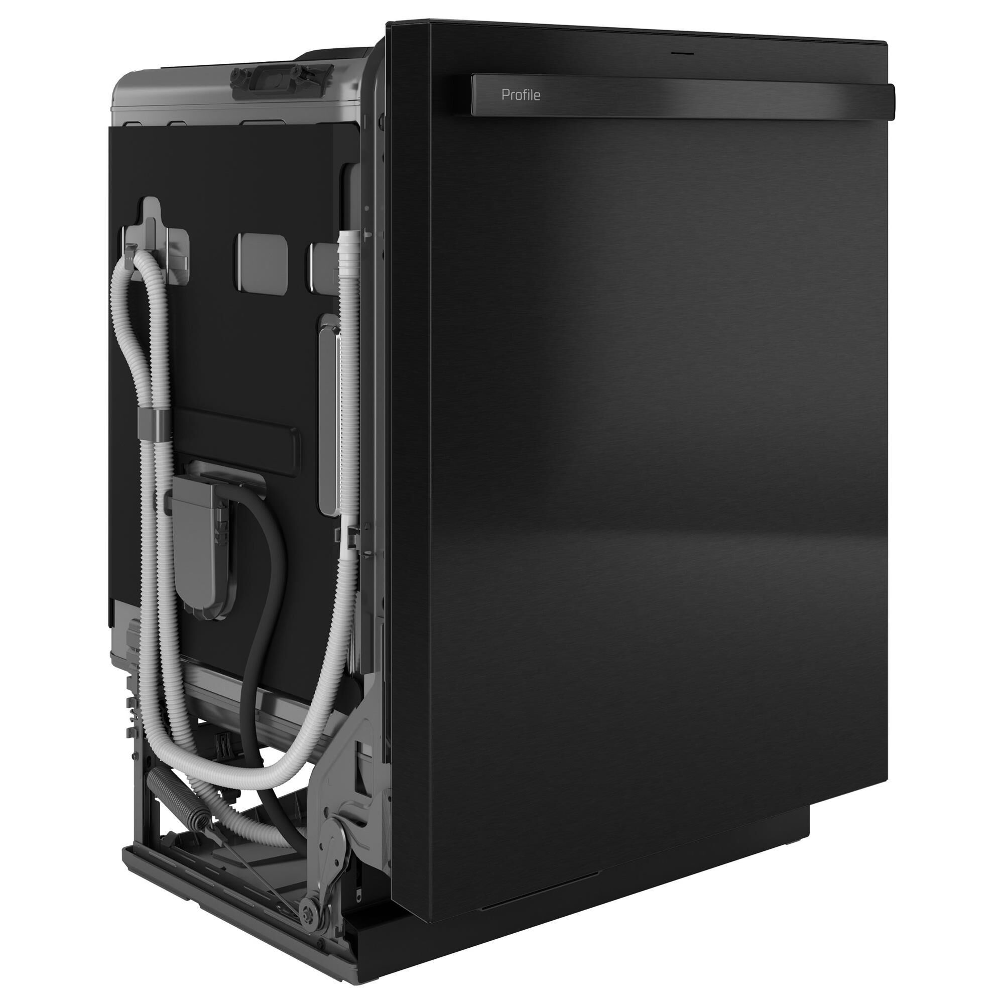 GE Profile 24" Built-In Dishwasher with 39 dBA in Fingerprint Resistant Black Stainless, , large