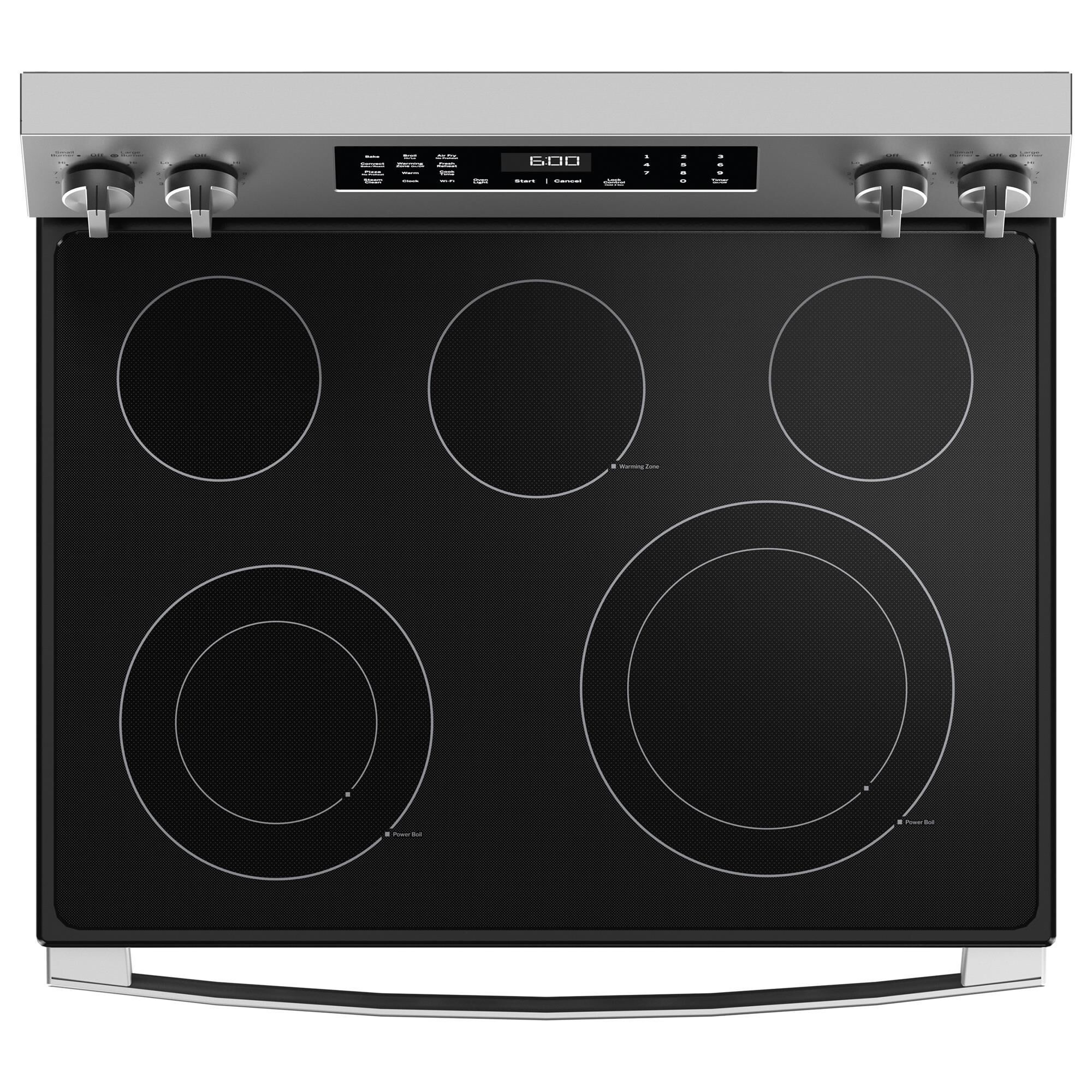 GE Appliances 30" Free-Standing Electric Range with Convection in Stainless Steel, , large