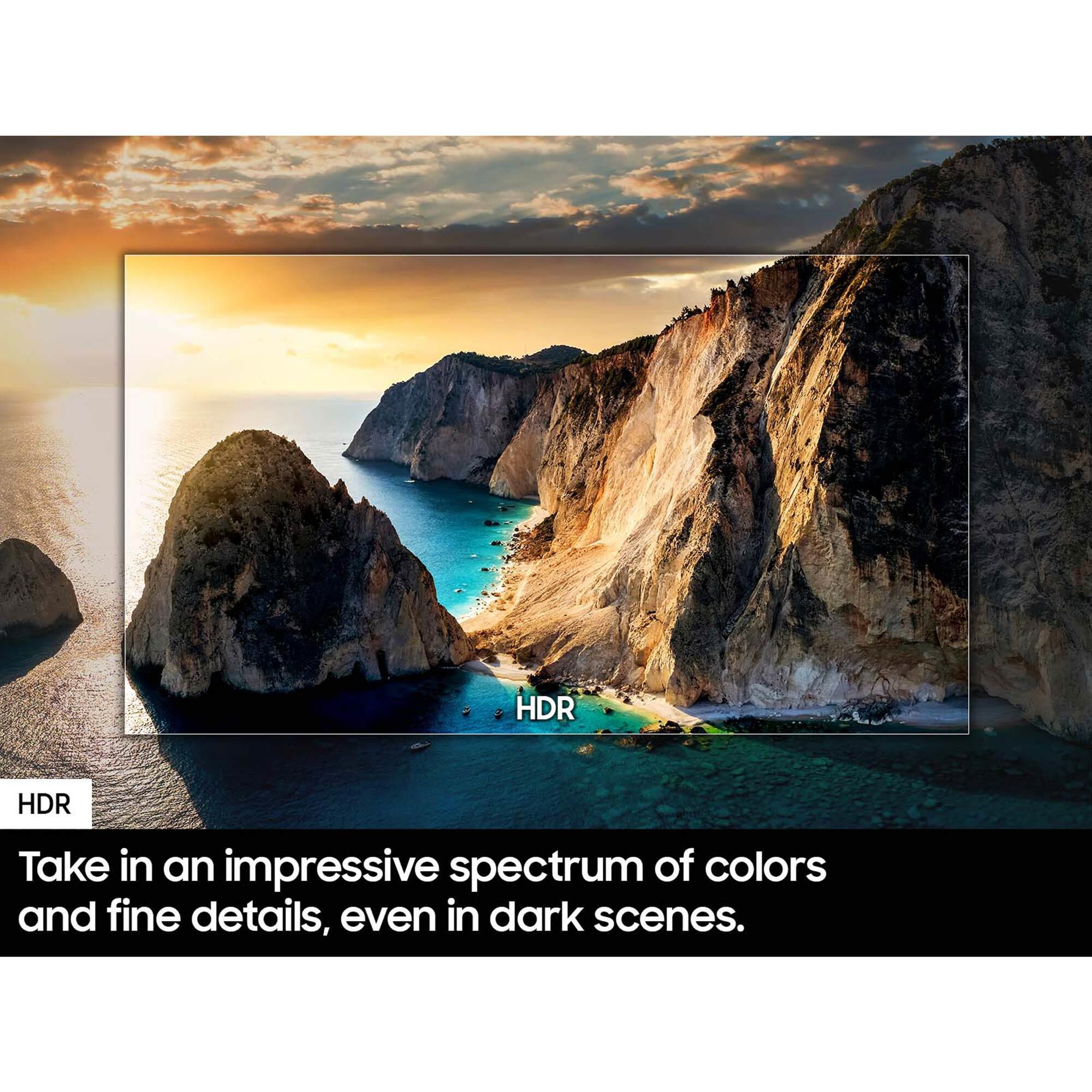 Samsung 50" Class DU7200 4K Crystal UHD with HDR in Titan Gray - Smart TV, , large