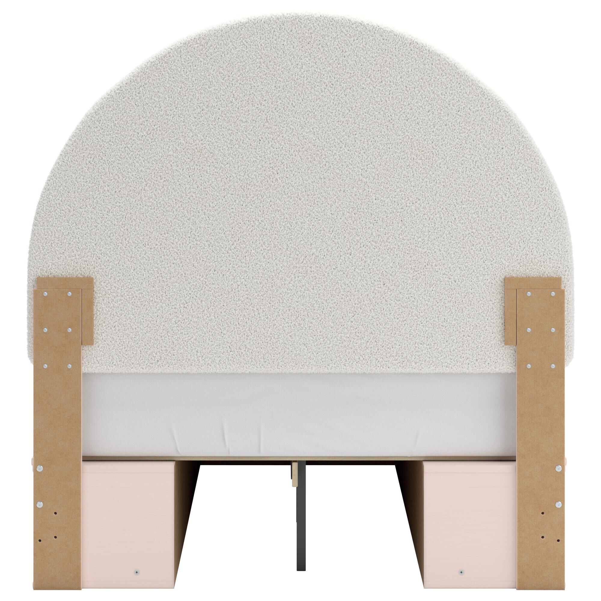 Signature Design by Ashley Wistenpine Full Upholstered Panel Bed with 2 Storage Units, , large